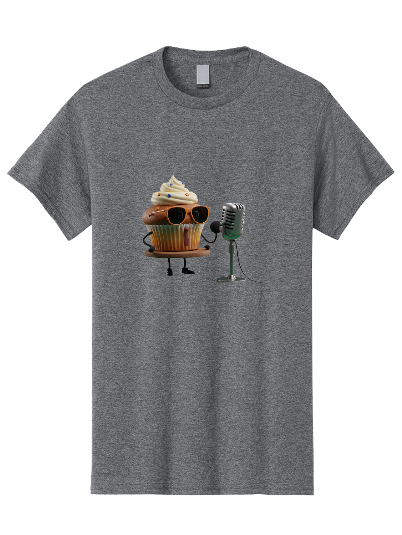 Cupcake-With-Sunglasses Men'S Graphic Tee, 100% Cotton, Comfortable Casual Summer Wear, Machine Washable, Vintage Camera, Old Camera, Antique Camera, Black Camera, Classic Photography, Photography Equipment, Nostalgic Device, Film Camera, Bah878