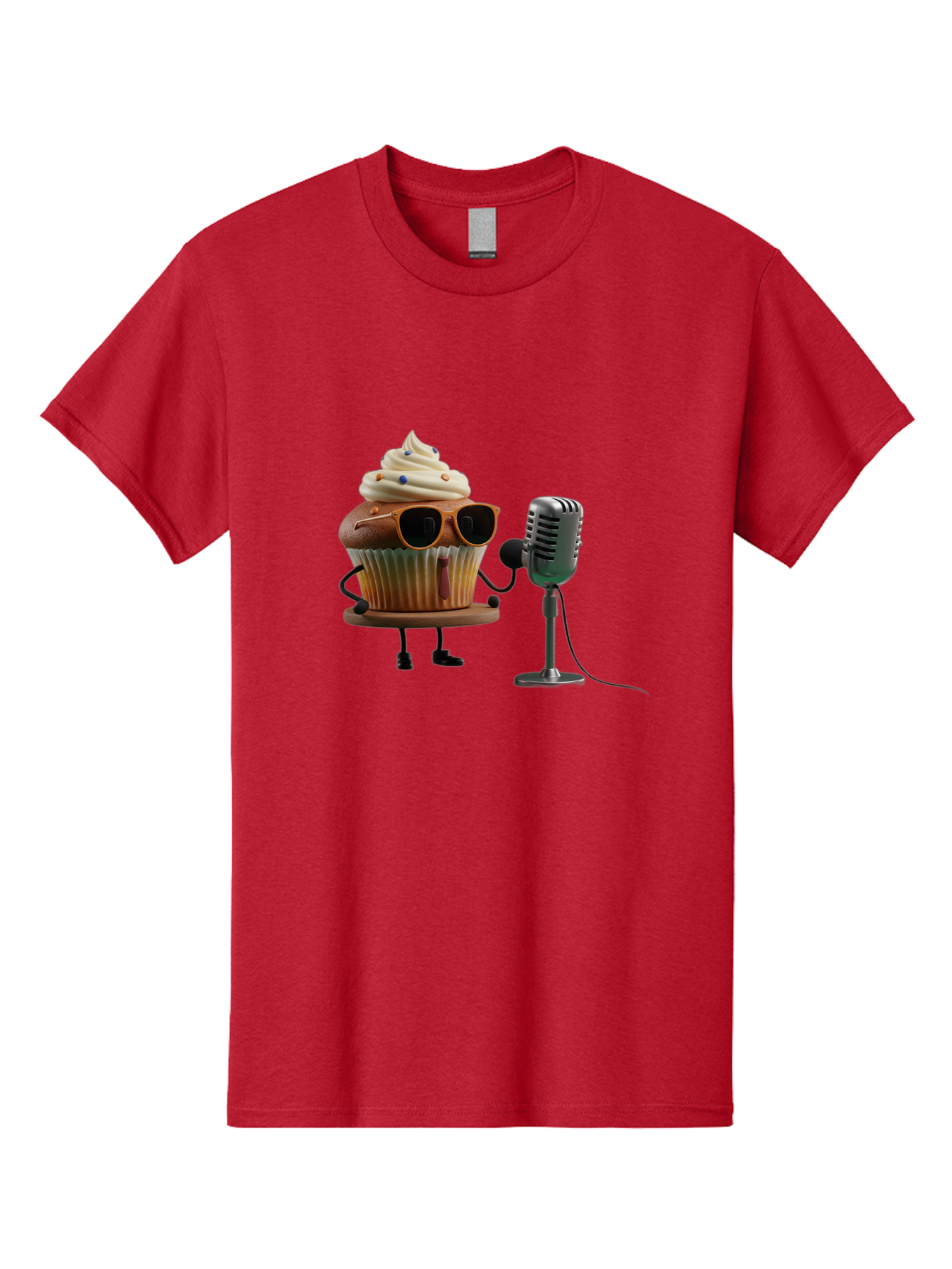 Cupcake-With-Sunglasses Men'S Graphic Tee, 100% Cotton, Comfortable Casual Summer Wear, Machine Washable, Vintage Camera, Old Camera, Antique Camera, Black Camera, Classic Photography, Photography Equipment, Nostalgic Device, Film Camera, Bah878
