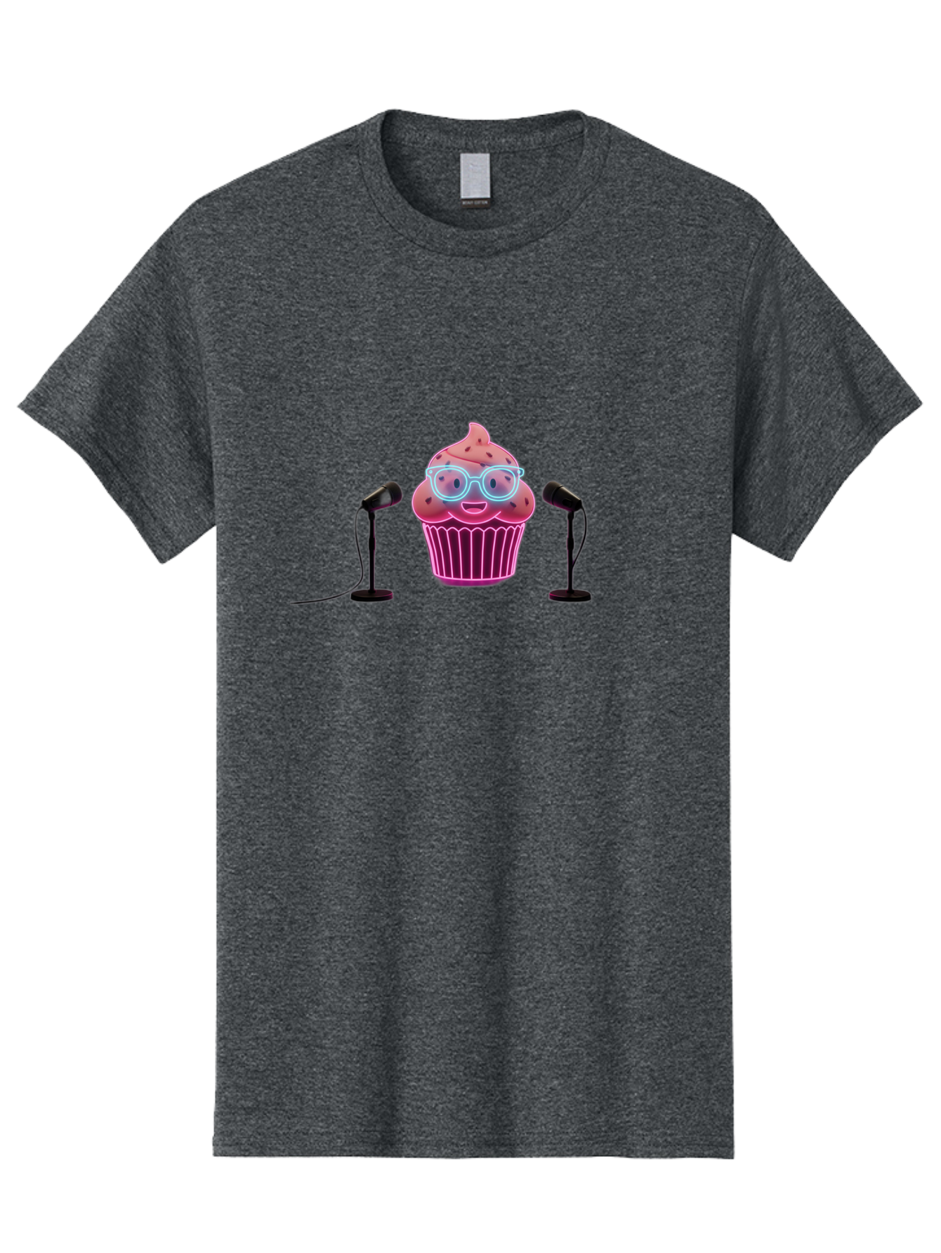Cupcake Men'S Graphic Tee, 100% Cotton, Comfortable Casual Summer Wear, Machine Washable, Vintage Camera, Old Camera, Antique Camera, Black Camera, Classic Photography, Photography Equipment, Nostalgic Device, Film Camera, Camera Art Bah881