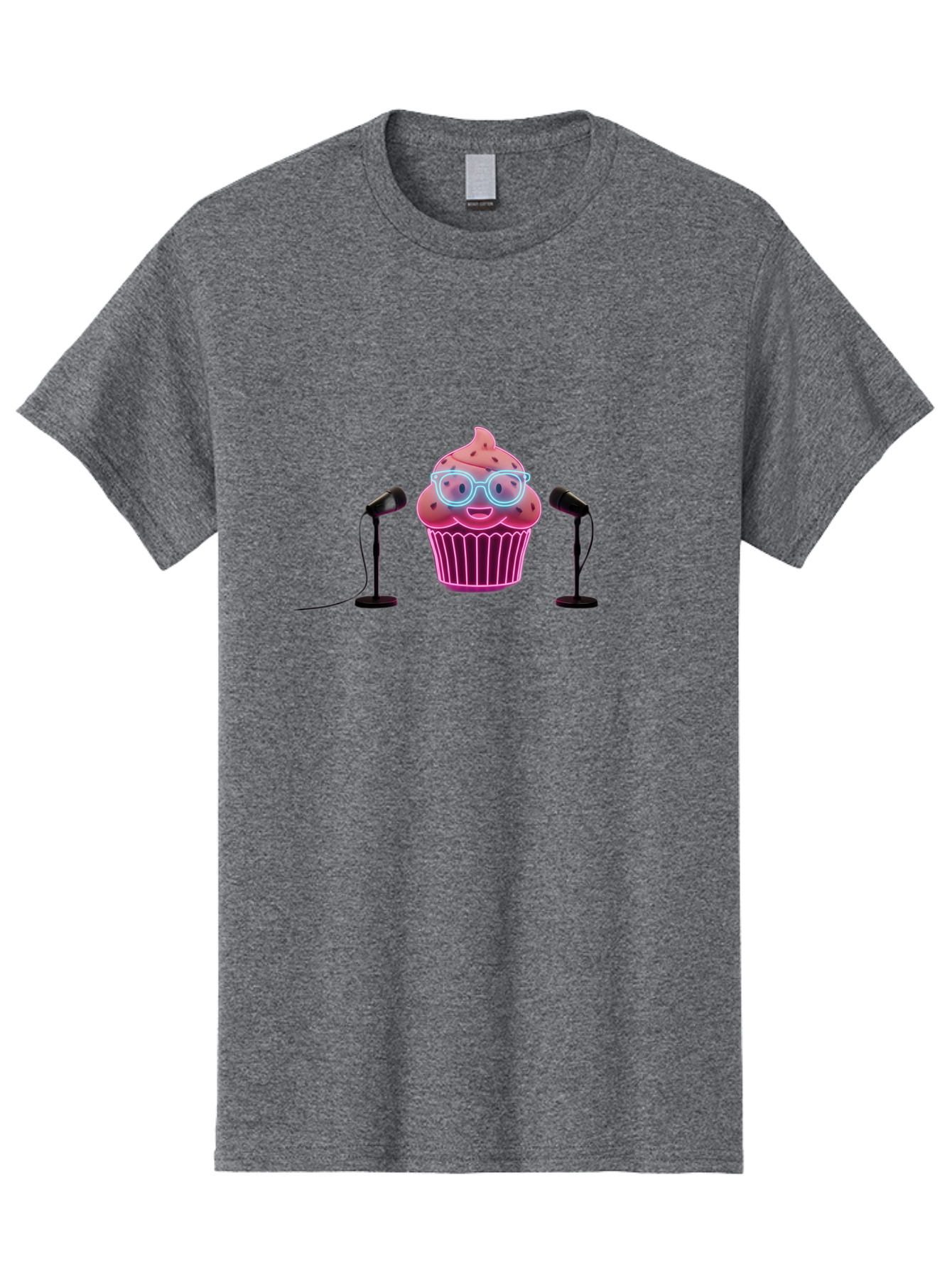 Cupcake Men'S Graphic Tee, 100% Cotton, Comfortable Casual Summer Wear, Machine Washable, Vintage Camera, Old Camera, Antique Camera, Black Camera, Classic Photography, Photography Equipment, Nostalgic Device, Film Camera, Camera Art Bah881