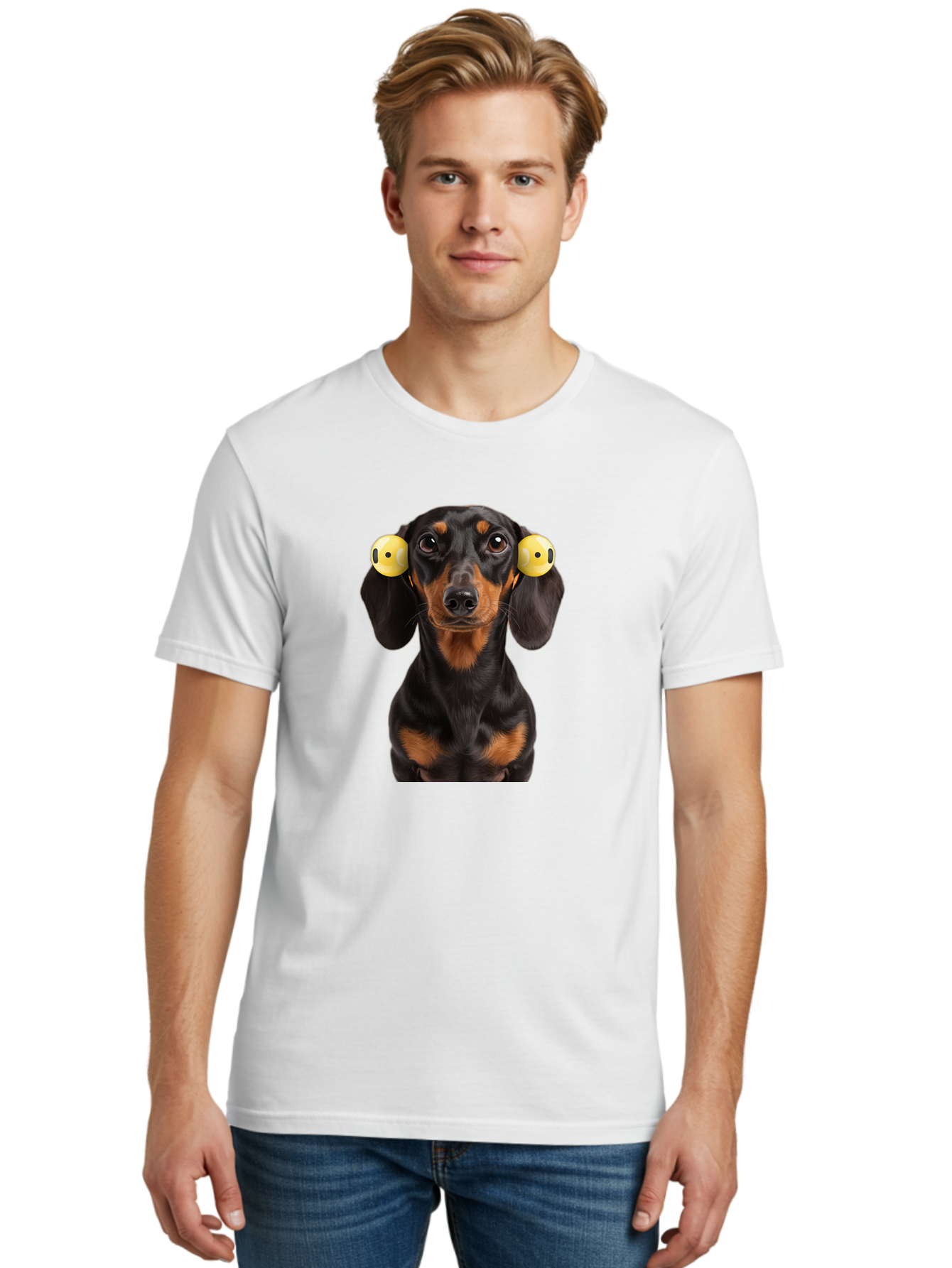 Dachshund-With-Tennis-Balls Men'S Graphic Tee, 100% Cotton, Comfortable Casual Summer Wear, Machine Washable, Vintage Camera, Old Camera, Antique Camera, Black Camera, Classic Photography, Photography Equipment, Nostalgic Device, Film Camera, Bah893