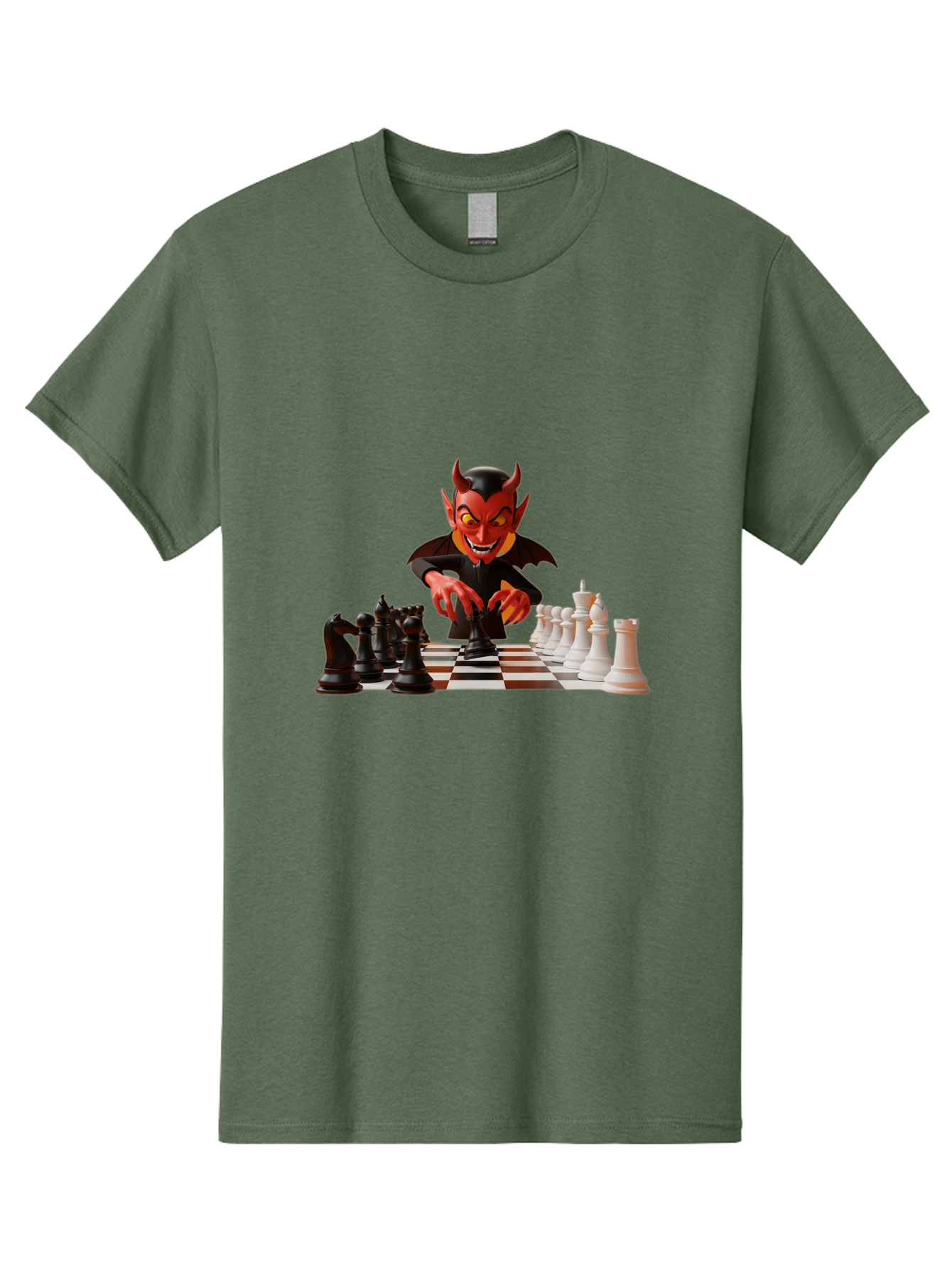 Devil-Playing-Chess Men'S Graphic Tee, 100% Cotton, Comfortable Casual Summer Wear, Machine Washable, Vintage Camera, Old Camera, Antique Camera, Black Camera, Classic Photography, Photography Equipment, Nostalgic Device, Film Camera, Bah902