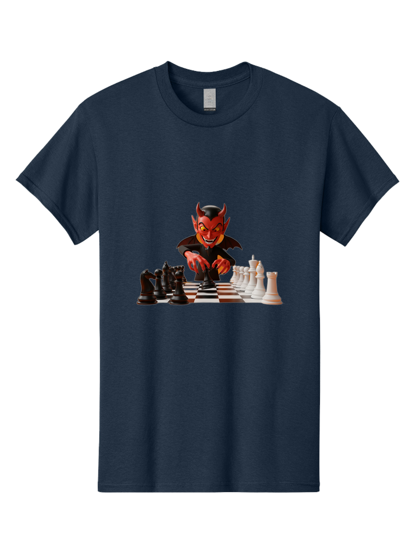 Devil-Playing-Chess Men'S Graphic Tee, 100% Cotton, Comfortable Casual Summer Wear, Machine Washable, Vintage Camera, Old Camera, Antique Camera, Black Camera, Classic Photography, Photography Equipment, Nostalgic Device, Film Camera, Bah902