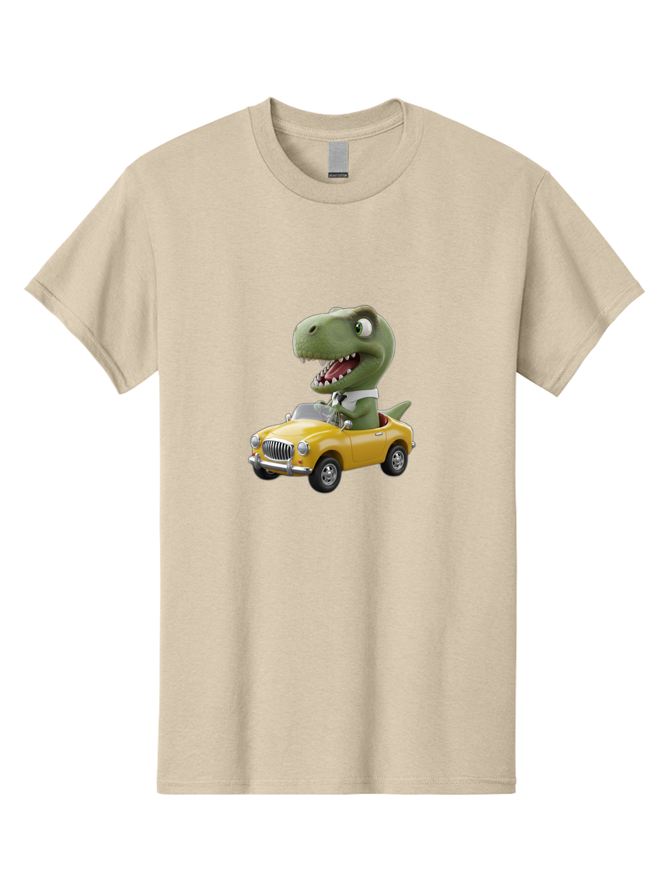 Dino-Driving-Convertible Men'S Graphic Tee, 100% Cotton, Comfortable Casual Summer Wear, Machine Washable, Vintage Camera, Old Camera, Antique Camera, Black Camera, Classic Photography, Photography Equipment, Nostalgic Device, Film Camera, Bah909