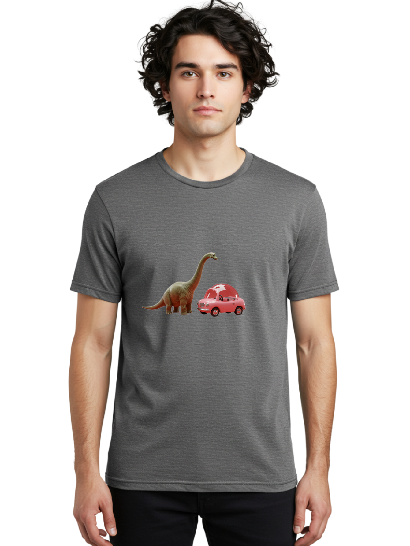 Dino-Driving-Pink-Car Men'S Graphic Tee, 100% Cotton, Comfortable Casual Summer Wear, Machine Washable, Vintage Camera, Old Camera, Antique Camera, Black Camera, Classic Photography, Photography Equipment, Nostalgic Device, Film Camera, Bah910