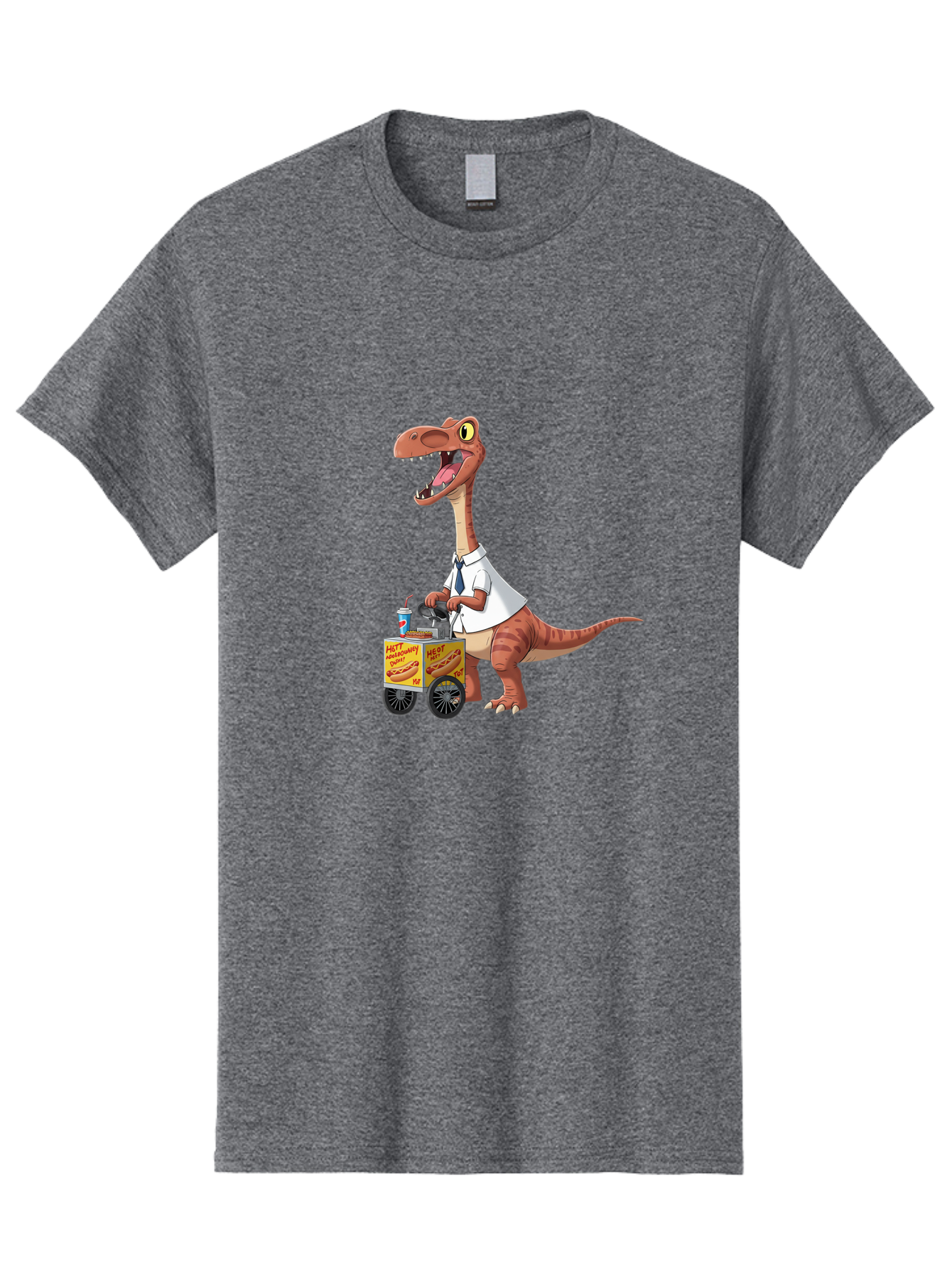 Dino-Hot-Dog-Cart Men'S Graphic Tee, 100% Cotton, Comfortable Casual Summer Wear, Machine Washable, Vintage Camera, Old Camera, Antique Camera, Black Camera, Classic Photography, Photography Equipment, Nostalgic Device, Film Camera, Camera Art Bah911