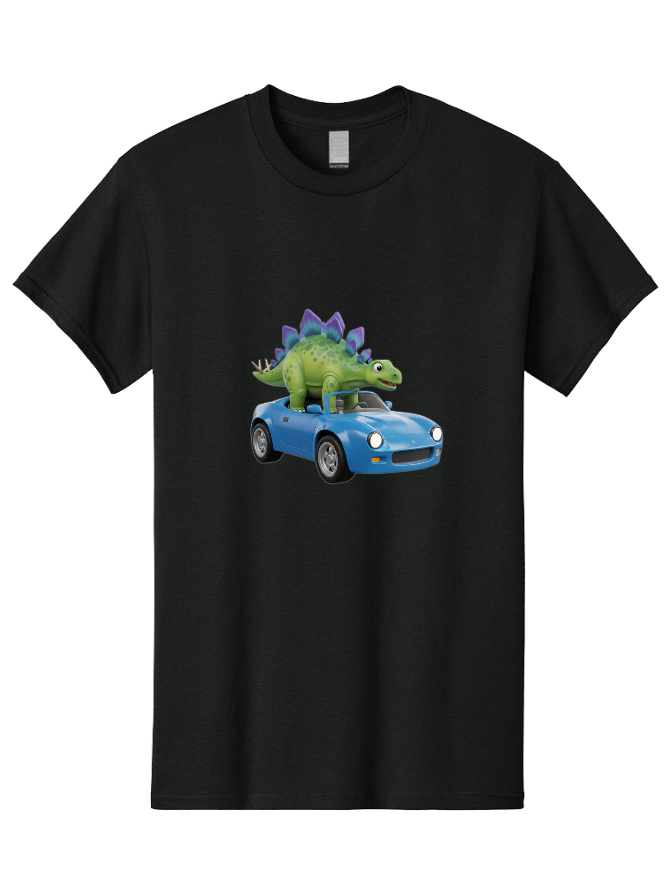 Dino-In-Blue-Car Men'S Graphic Tee, 100% Cotton, Comfortable Casual Summer Wear, Machine Washable, Vintage Camera, Old Camera, Antique Camera, Black Camera, Classic Photography, Photography Equipment, Nostalgic Device, Film Camera, Camera Art Bah914