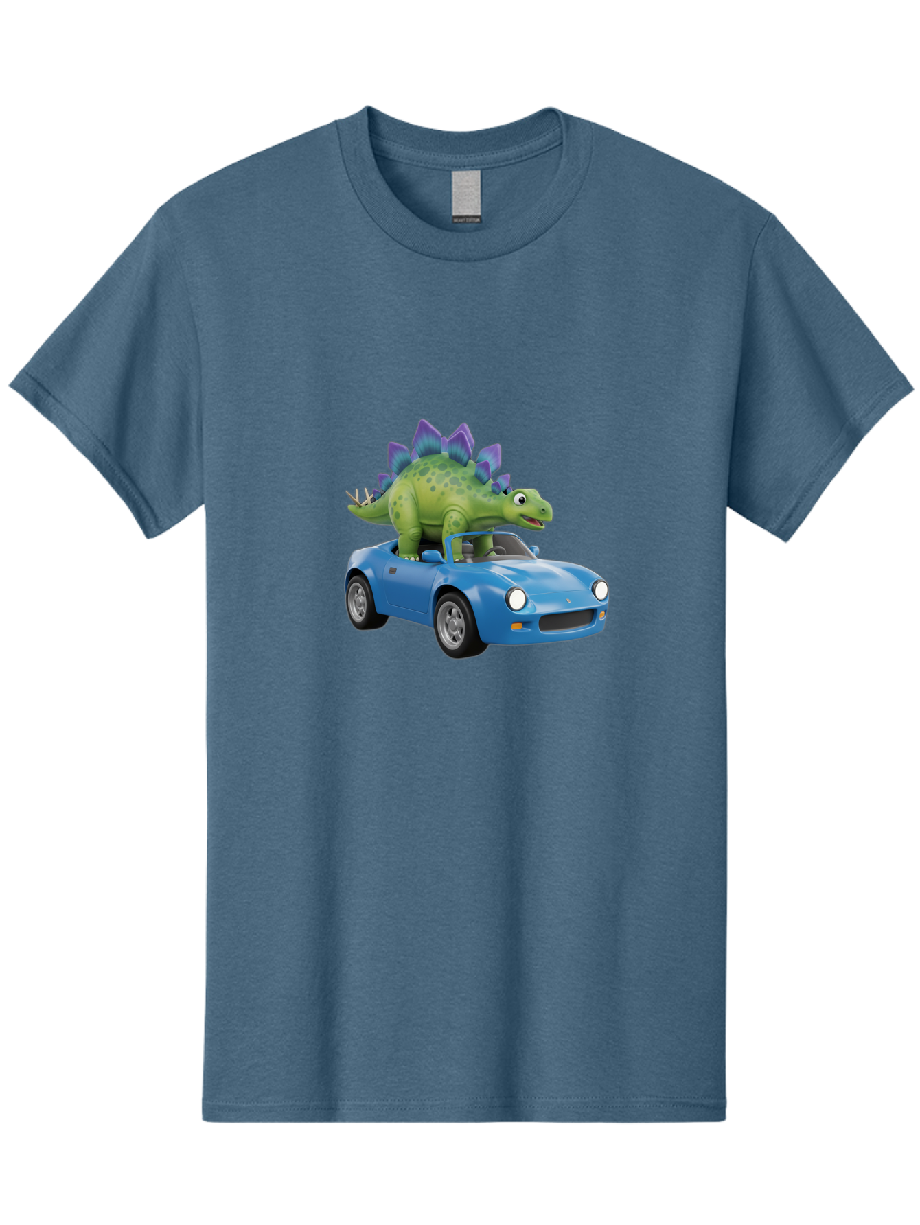 Dino-In-Blue-Car Men'S Graphic Tee, 100% Cotton, Comfortable Casual Summer Wear, Machine Washable, Vintage Camera, Old Camera, Antique Camera, Black Camera, Classic Photography, Photography Equipment, Nostalgic Device, Film Camera, Camera Art Bah914