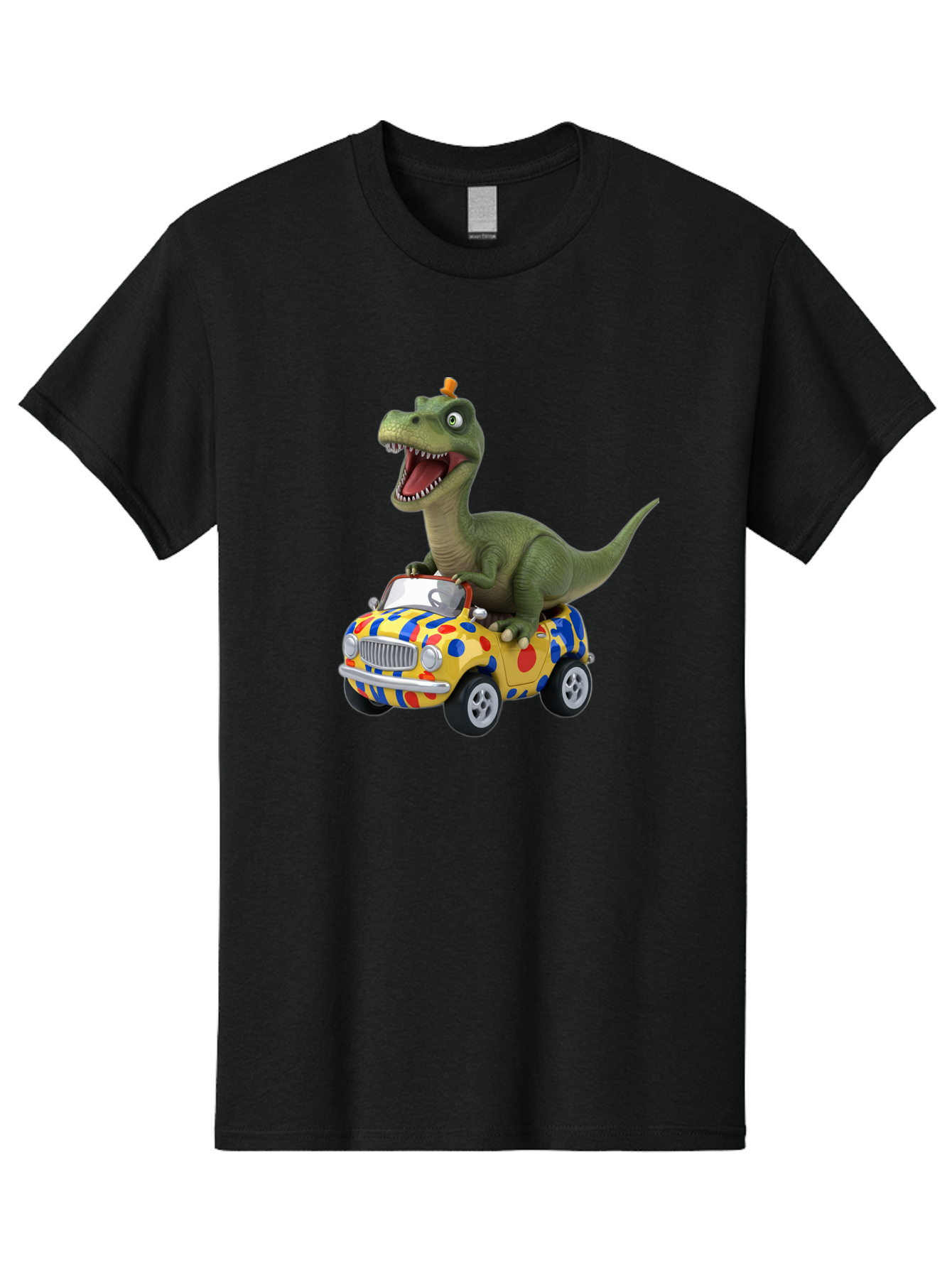 Dino-In-Car Men'S Graphic Tee, 100% Cotton, Comfortable Casual Summer Wear, Machine Washable, Vintage Camera, Old Camera, Antique Camera, Black Camera, Classic Photography, Photography Equipment, Nostalgic Device, Film Camera, Camera Art Bah915