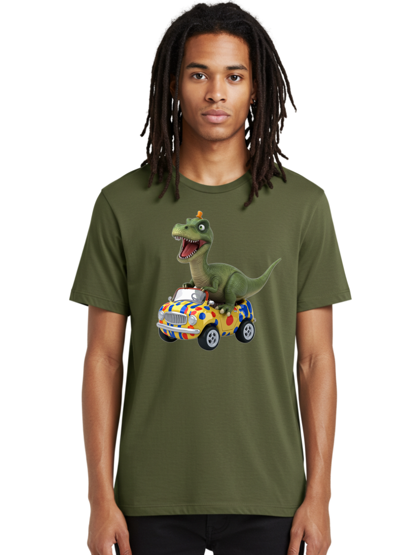 Dino-In-Car Men'S Graphic Tee, 100% Cotton, Comfortable Casual Summer Wear, Machine Washable, Vintage Camera, Old Camera, Antique Camera, Black Camera, Classic Photography, Photography Equipment, Nostalgic Device, Film Camera, Camera Art Bah915