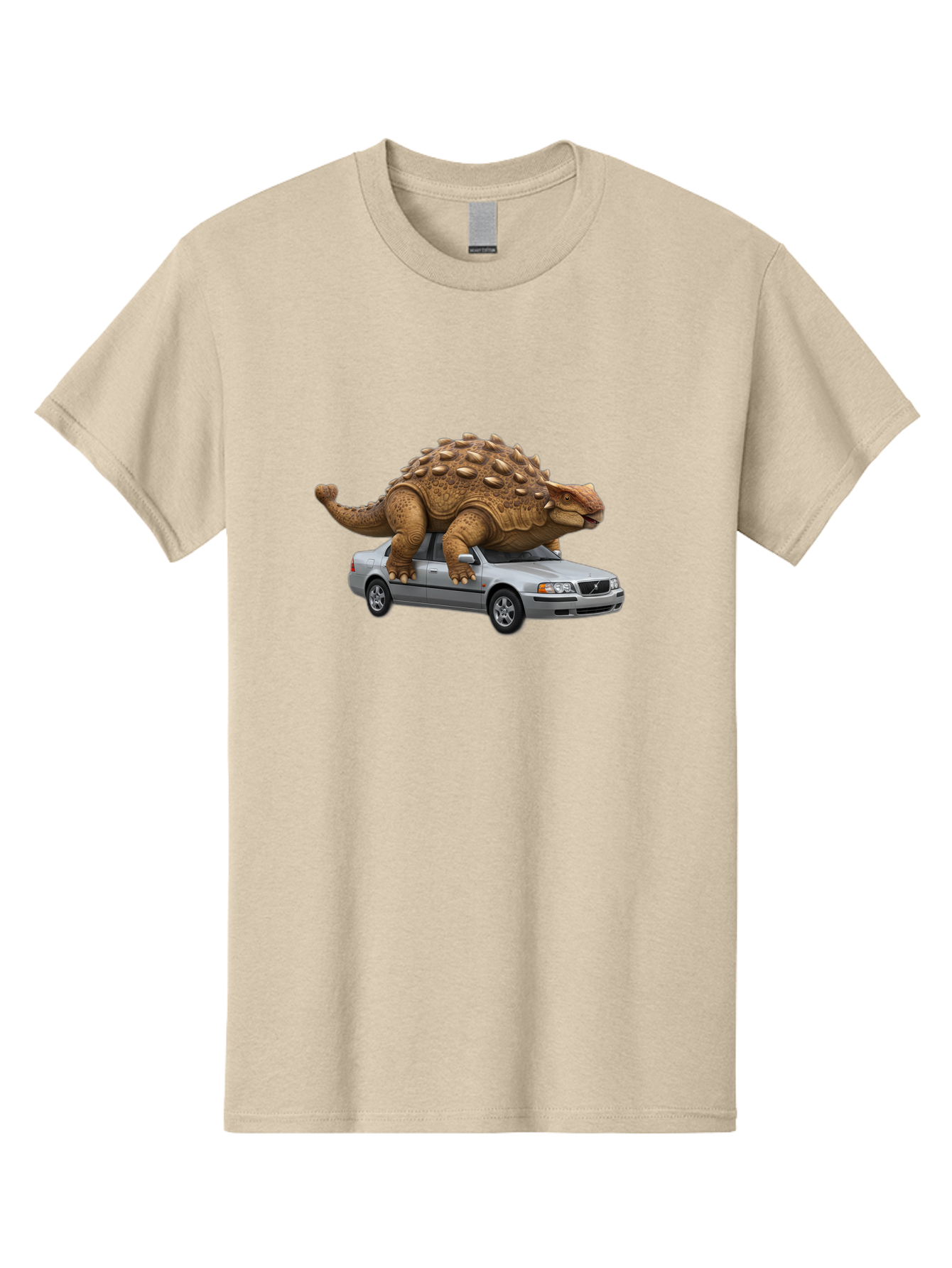 Dino-On-Volvo Men'S Graphic Tee, 100% Cotton, Comfortable Casual Summer Wear, Machine Washable, Vintage Camera, Old Camera, Antique Camera, Black Camera, Classic Photography, Photography Equipment, Nostalgic Device, Film Camera, Camera Art Bah921