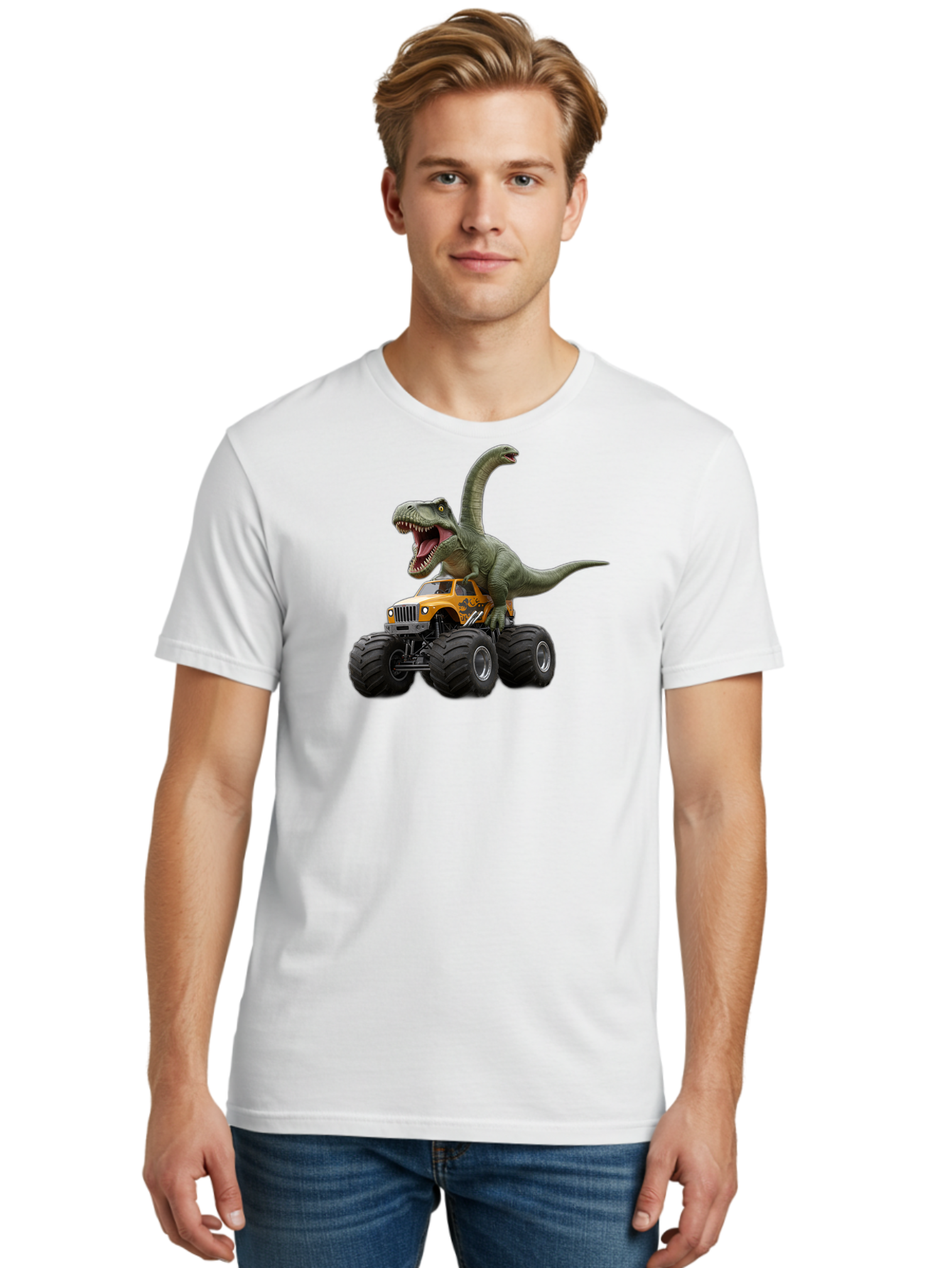 Dino-Truck Men'S Graphic Tee, 100% Cotton, Comfortable Casual Summer Wear, Machine Washable, Vintage Camera, Old Camera, Antique Camera, Black Camera, Classic Photography, Photography Equipment, Nostalgic Device, Film Camera, Camera Art Bah927