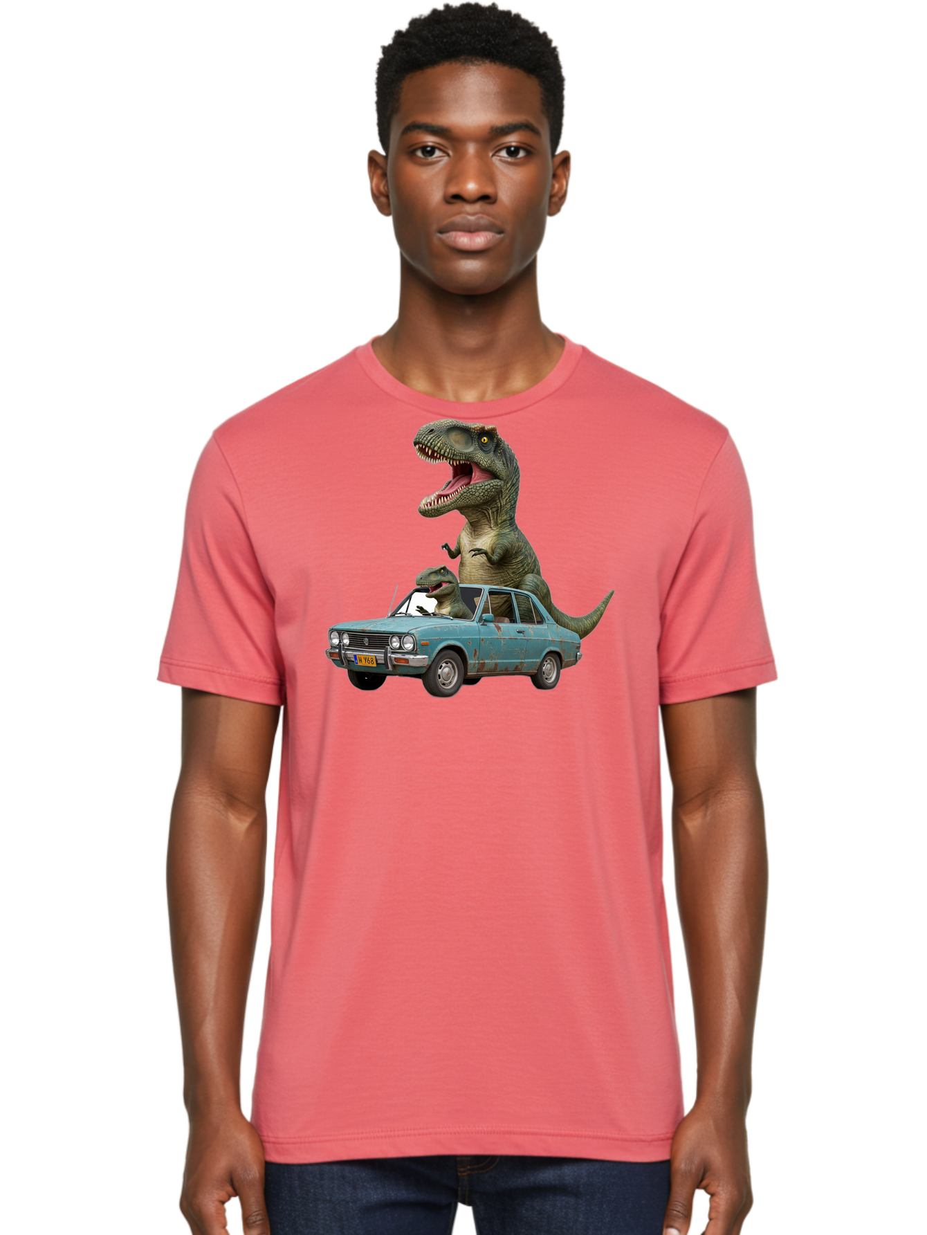 Dinos-In-Car Men'S Graphic Tee, 100% Cotton, Comfortable Casual Summer Wear, Machine Washable, Vintage Camera, Old Camera, Antique Camera, Black Camera, Classic Photography, Photography Equipment, Nostalgic Device, Film Camera, Camera Art Bah928