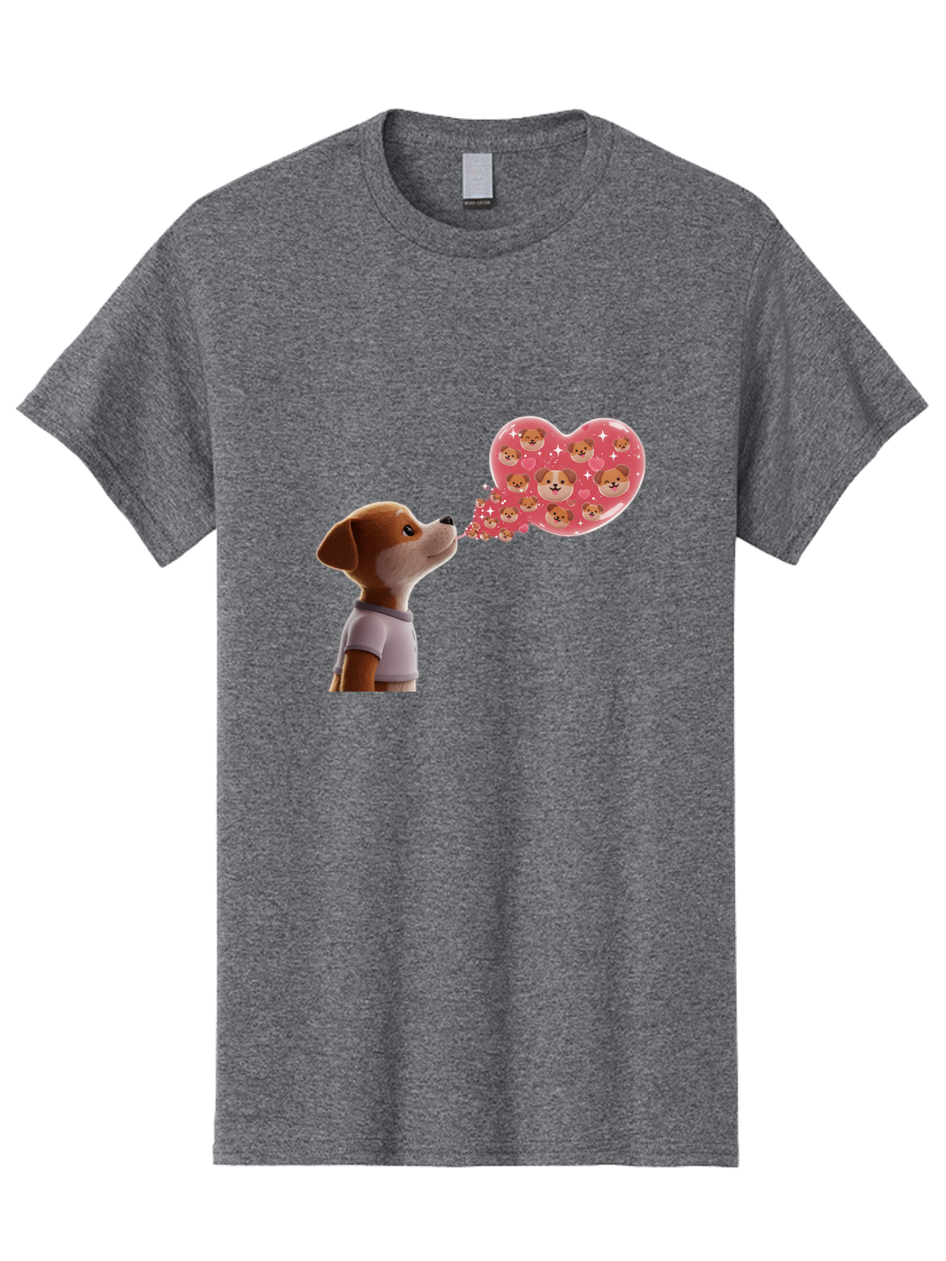 Dog-Blowing-Heart-Kisses Men'S Graphic Tee, 100% Cotton, Comfortable Casual Summer Wear, Machine Washable, Vintage Camera, Old Camera, Antique Camera, Black Camera, Classic Photography, Photography Equipment, Nostalgic Device, Film Camera, Bah940