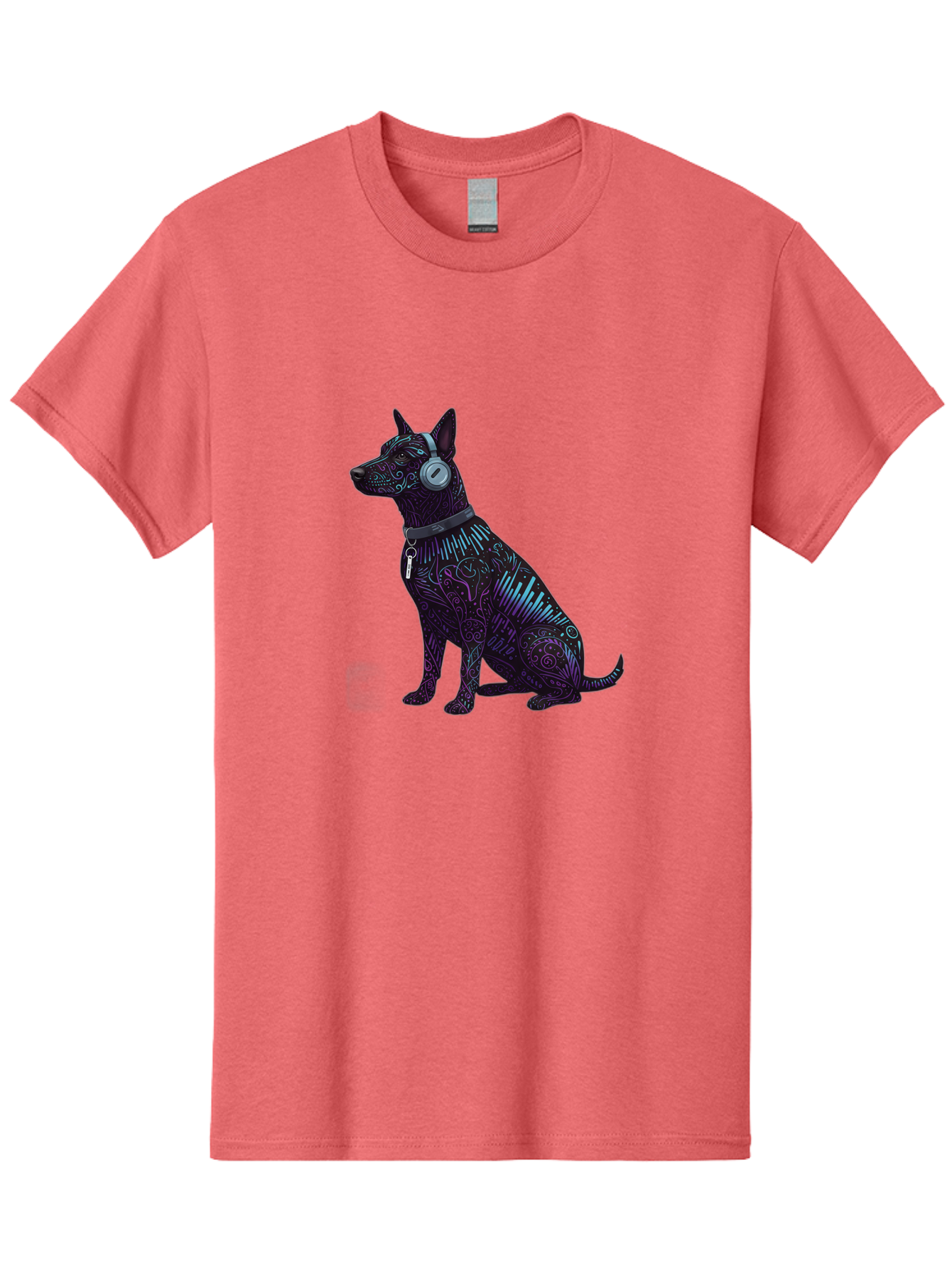 Dog-Wearing-Headphones-1 Men'S Graphic Tee, 100% Cotton, Comfortable Casual Summer Wear, Machine Washable, Vintage Camera, Old Camera, Antique Camera, Black Camera, Classic Photography, Photography Equipment, Nostalgic Device, Film Camera, Bah944