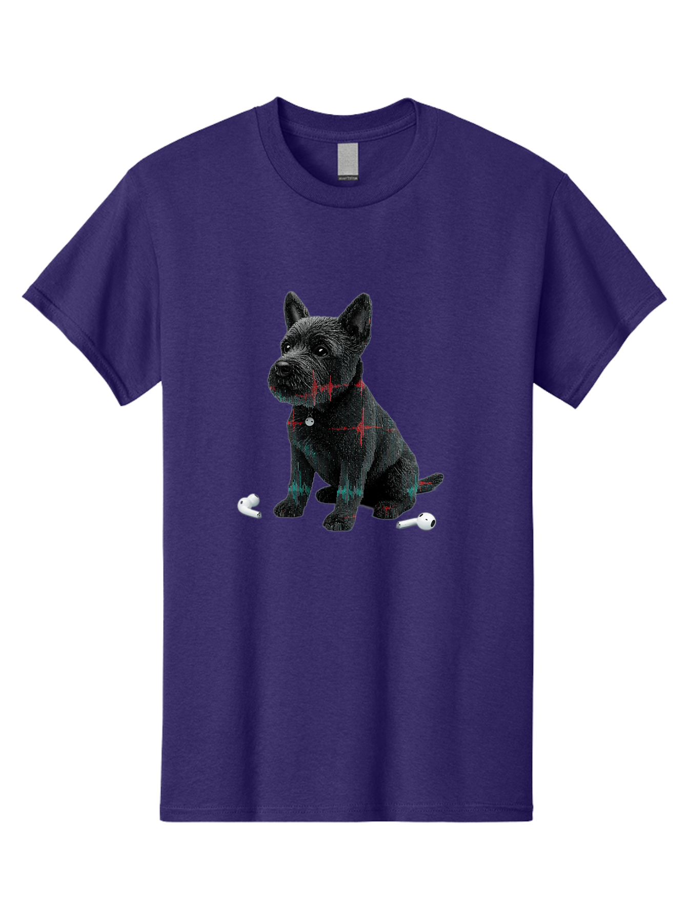 Dog-With-Earbuds Men'S Graphic Tee, 100% Cotton, Comfortable Casual Summer Wear, Machine Washable, Vintage Camera, Old Camera, Antique Camera, Black Camera, Classic Photography, Photography Equipment, Nostalgic Device, Film Camera, Camera Art Bah947