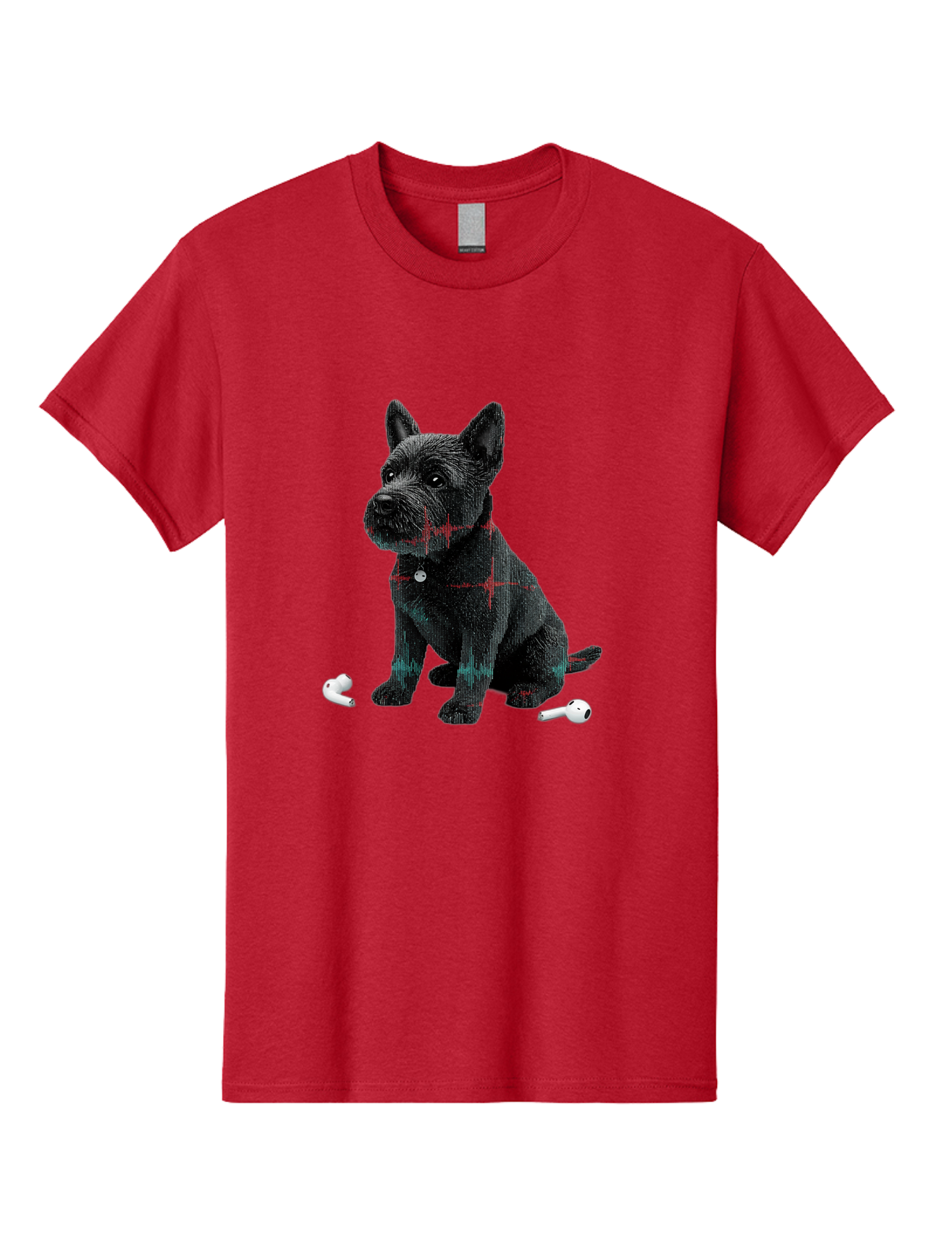Dog-With-Earbuds Men'S Graphic Tee, 100% Cotton, Comfortable Casual Summer Wear, Machine Washable, Vintage Camera, Old Camera, Antique Camera, Black Camera, Classic Photography, Photography Equipment, Nostalgic Device, Film Camera, Camera Art Bah947