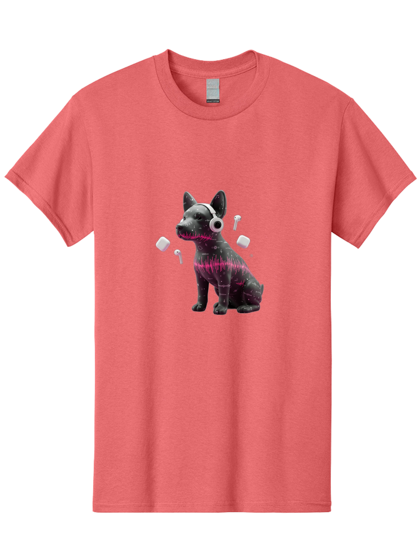 Dog-With-Headphones Men'S Graphic Tee, 100% Cotton, Comfortable Casual Summer Wear, Machine Washable, Vintage Camera, Old Camera, Antique Camera, Black Camera, Classic Photography, Photography Equipment, Nostalgic Device, Film Camera, Bah950