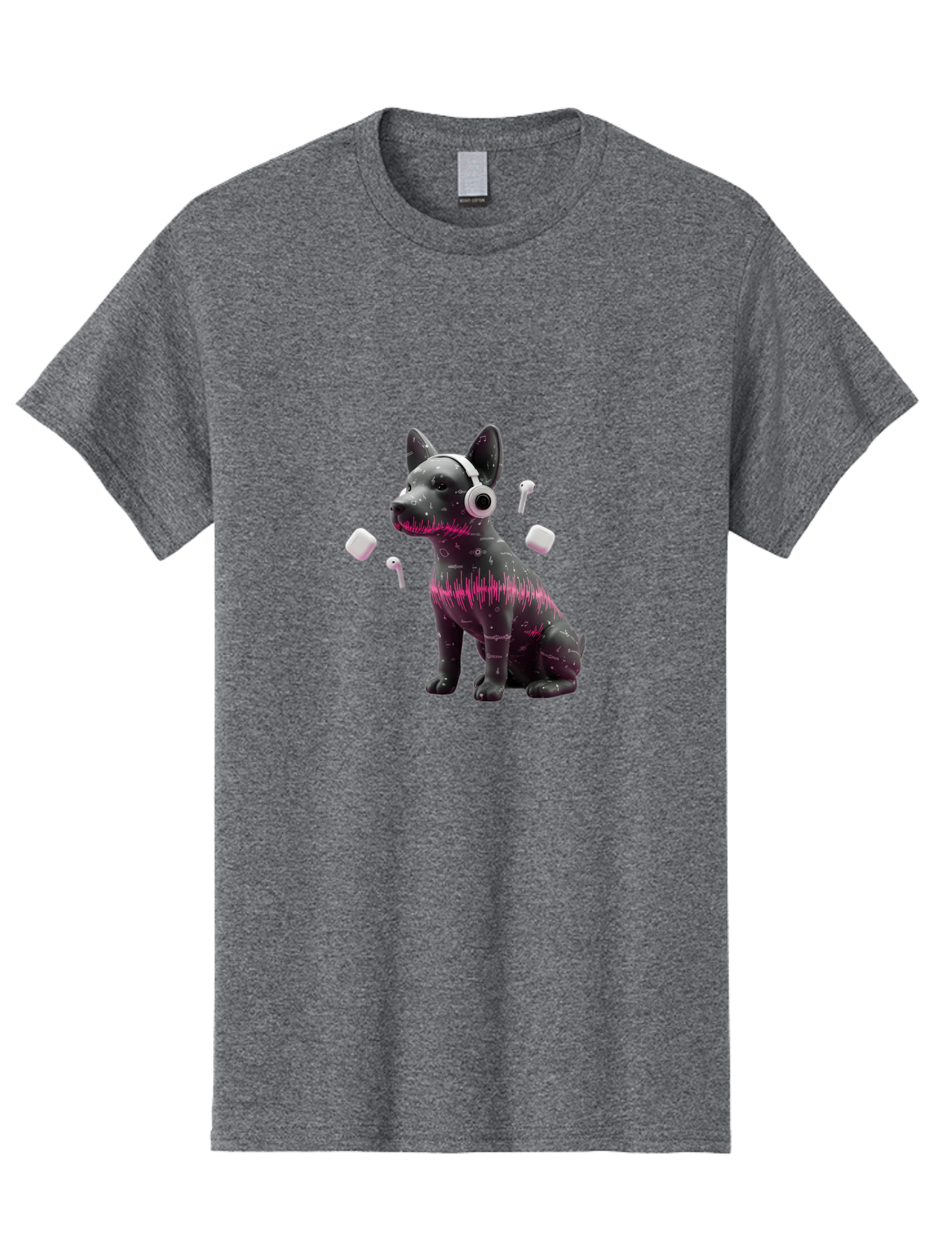 Dog-With-Headphones Men'S Graphic Tee, 100% Cotton, Comfortable Casual Summer Wear, Machine Washable, Vintage Camera, Old Camera, Antique Camera, Black Camera, Classic Photography, Photography Equipment, Nostalgic Device, Film Camera, Bah950