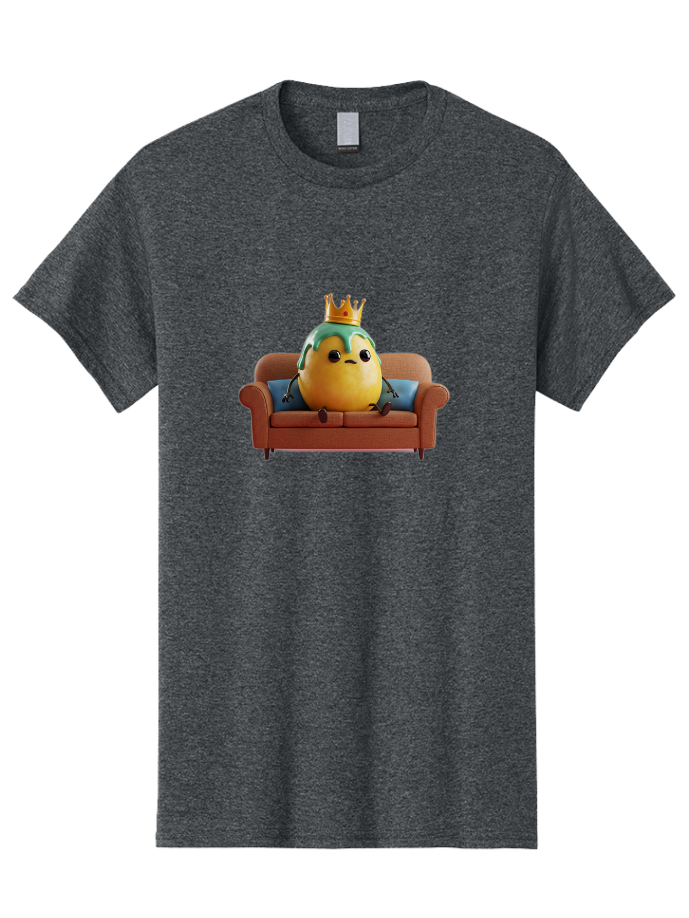 Egg-King-On-Sofa Men'S Graphic Tee, 100% Cotton, Comfortable Casual Summer Wear, Machine Washable, Vintage Camera, Old Camera, Antique Camera, Black Camera, Classic Photography, Photography Equipment, Nostalgic Device, Film Camera, Camera Art Bah961