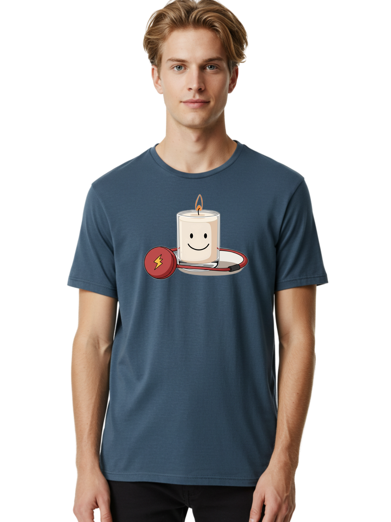 Electric-Candle-1 Men'S Graphic Tee, 100% Cotton, Comfortable Casual Summer Wear, Machine Washable, Vintage Camera, Old Camera, Antique Camera, Black Camera, Classic Photography, Photography Equipment, Nostalgic Device, Film Camera, Camera Art Bah964