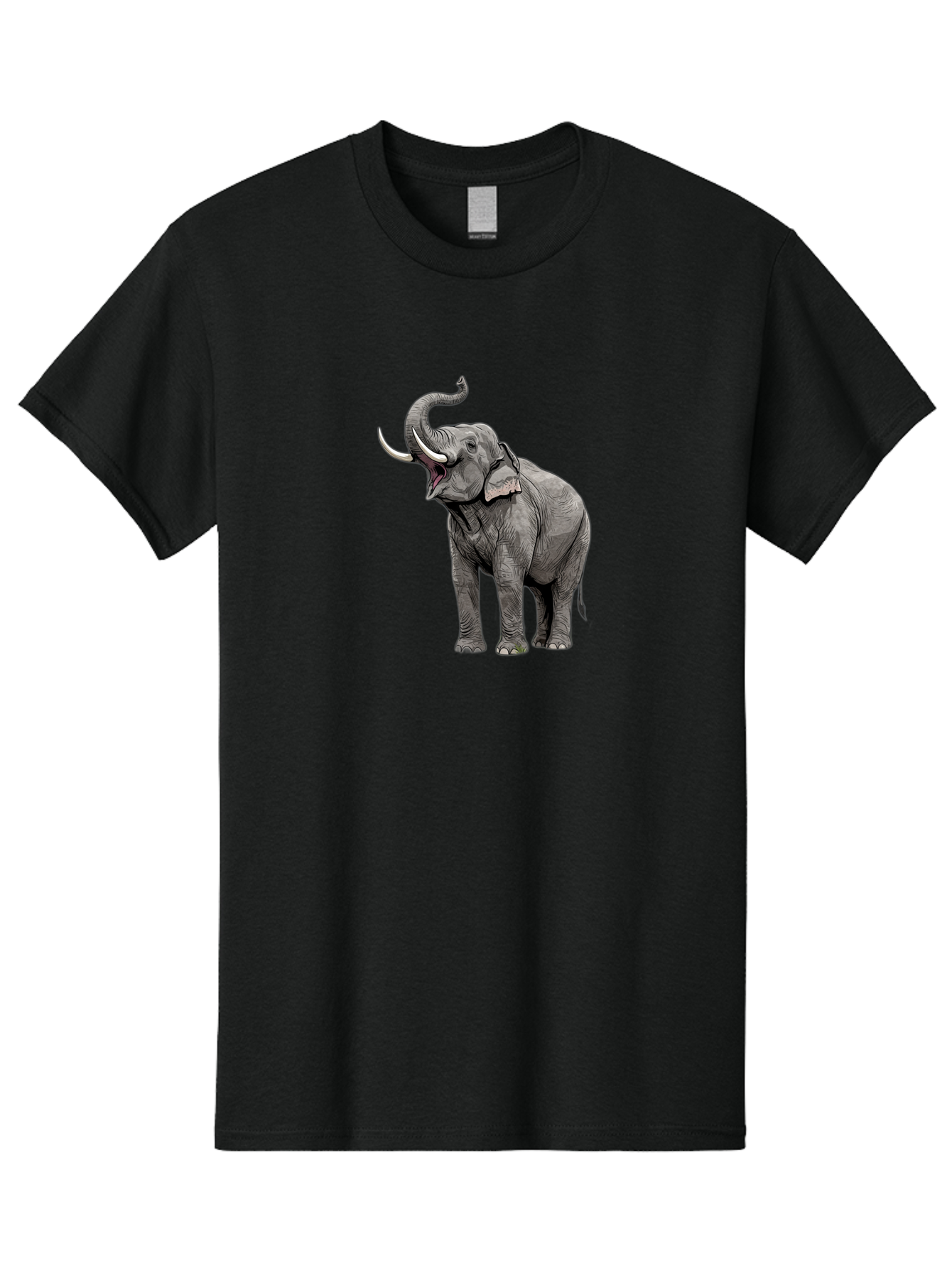 Elephant-1 Men'S Graphic Tee, 100% Cotton, Comfortable Casual Summer Wear, Machine Washable, Vintage Camera, Old Camera, Antique Camera, Black Camera, Classic Photography, Photography Equipment, Nostalgic Device, Film Camera, Camera Art Bah966