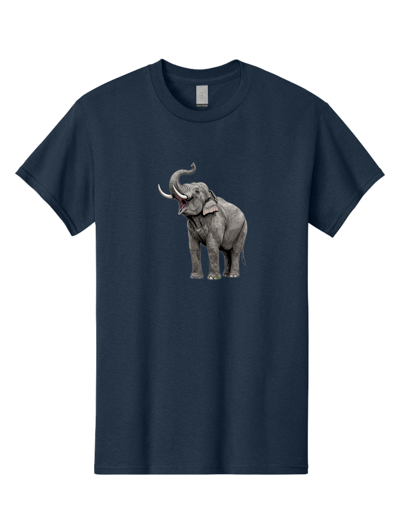 Elephant-1 Men'S Graphic Tee, 100% Cotton, Comfortable Casual Summer Wear, Machine Washable, Vintage Camera, Old Camera, Antique Camera, Black Camera, Classic Photography, Photography Equipment, Nostalgic Device, Film Camera, Camera Art Bah966