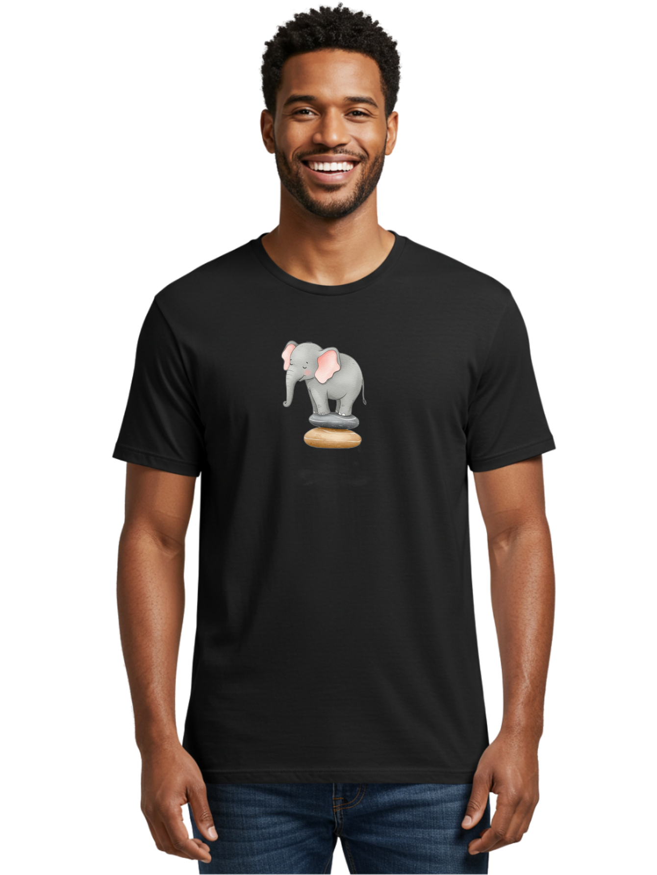 Elephant-On-Stones Men'S Graphic Tee, 100% Cotton, Comfortable Casual Summer Wear, Machine Washable, Vintage Camera, Old Camera, Antique Camera, Black Camera, Classic Photography, Photography Equipment, Nostalgic Device, Film Camera, Bah971