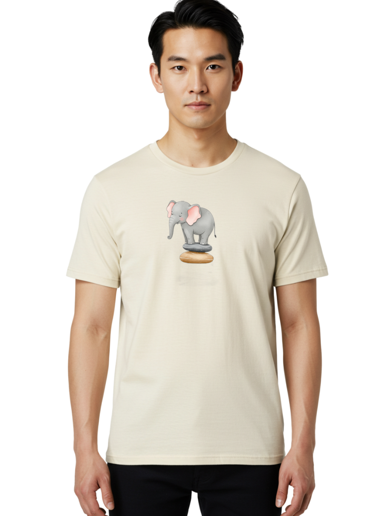Elephant-On-Stones Men'S Graphic Tee, 100% Cotton, Comfortable Casual Summer Wear, Machine Washable, Vintage Camera, Old Camera, Antique Camera, Black Camera, Classic Photography, Photography Equipment, Nostalgic Device, Film Camera, Bah971