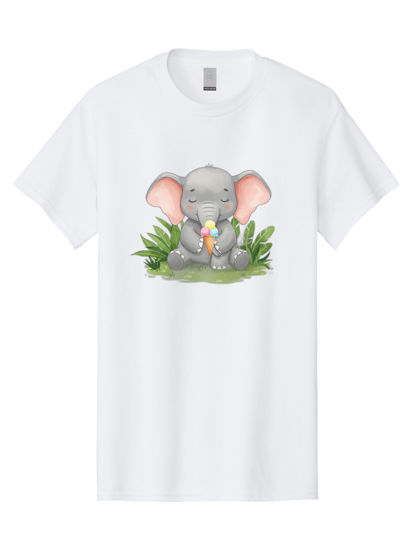 Elephant-With-Ice-Cream Men'S Graphic Tee, 100% Cotton, Comfortable Casual Summer Wear, Machine Washable, Vintage Camera, Old Camera, Antique Camera, Black Camera, Classic Photography, Photography Equipment, Nostalgic Device, Film Camera, Bah973