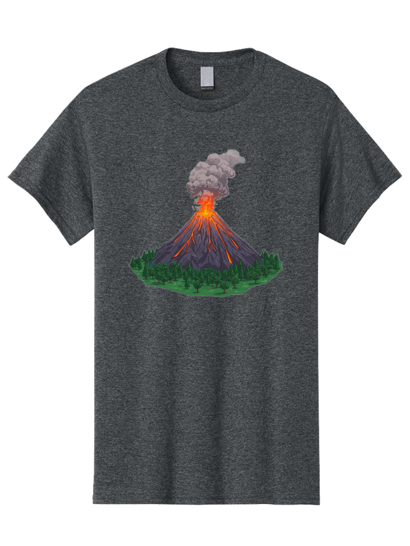 Erupting-Volcano-12 Men'S Graphic Tee, 100% Cotton, Comfortable Casual Summer Wear, Machine Washable, Vintage Camera, Old Camera, Antique Camera, Black Camera, Classic Photography, Photography Equipment, Nostalgic Device, Film Camera, Bah980