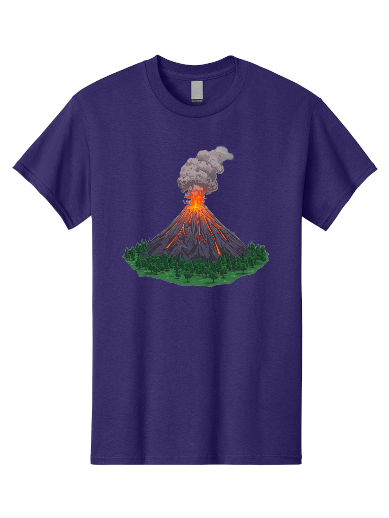 Erupting-Volcano-12 Men'S Graphic Tee, 100% Cotton, Comfortable Casual Summer Wear, Machine Washable, Vintage Camera, Old Camera, Antique Camera, Black Camera, Classic Photography, Photography Equipment, Nostalgic Device, Film Camera, Bah980