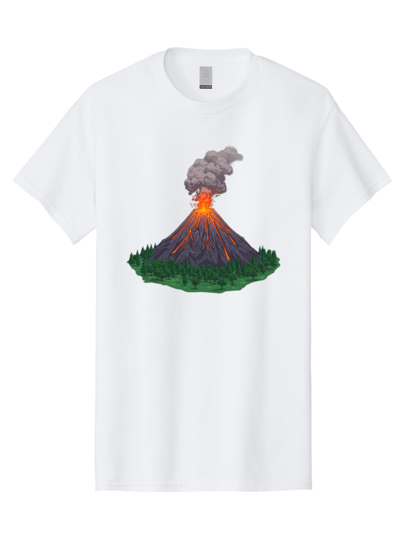 Erupting-Volcano-12 Men'S Graphic Tee, 100% Cotton, Comfortable Casual Summer Wear, Machine Washable, Vintage Camera, Old Camera, Antique Camera, Black Camera, Classic Photography, Photography Equipment, Nostalgic Device, Film Camera, Bah980