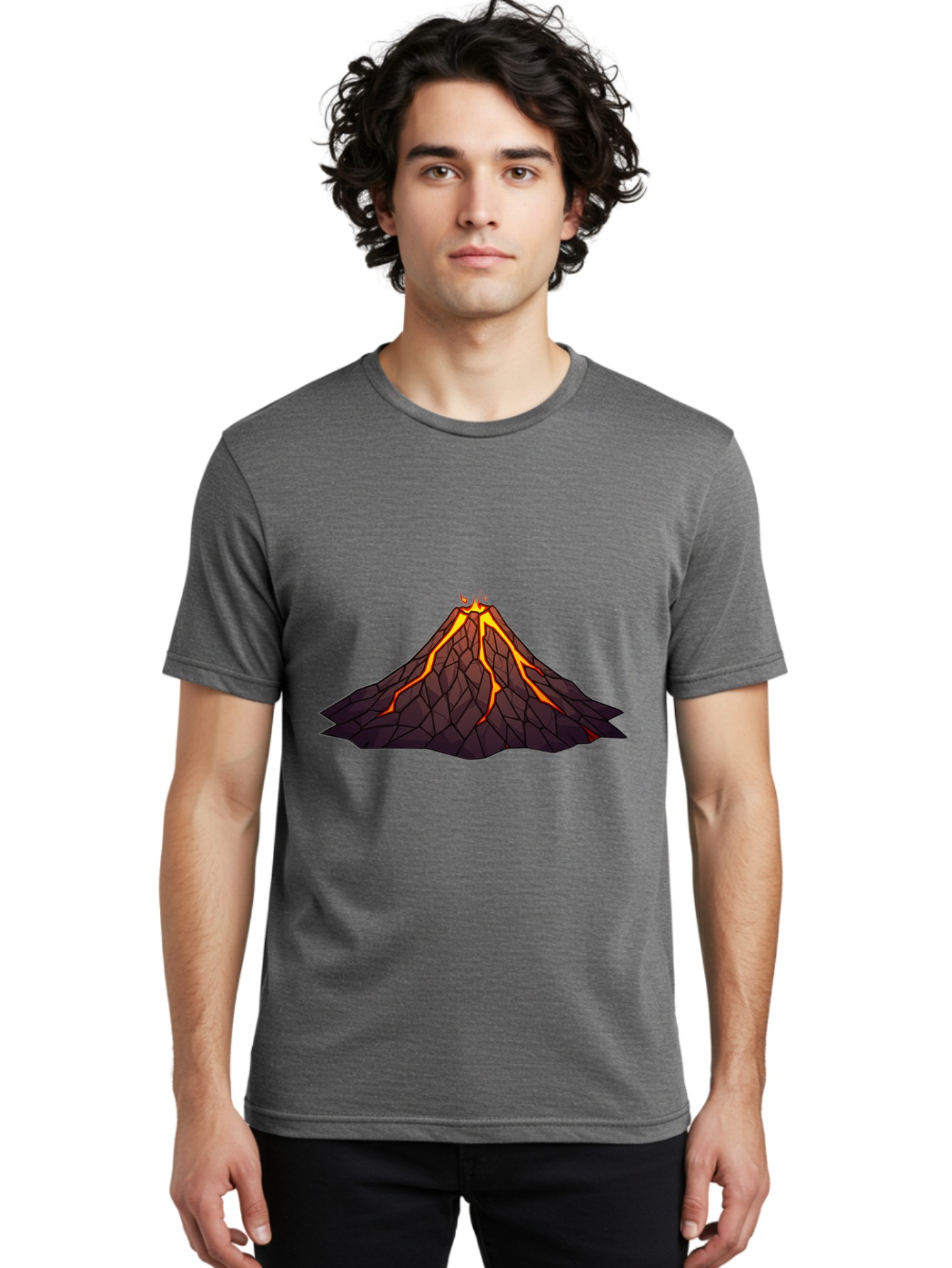 Erupting-Volcano-7 Men'S Graphic Tee, 100% Cotton, Comfortable Casual Summer Wear, Machine Washable, Vintage Camera, Old Camera, Antique Camera, Black Camera, Classic Photography, Photography Equipment, Nostalgic Device, Film Camera, Bah990
