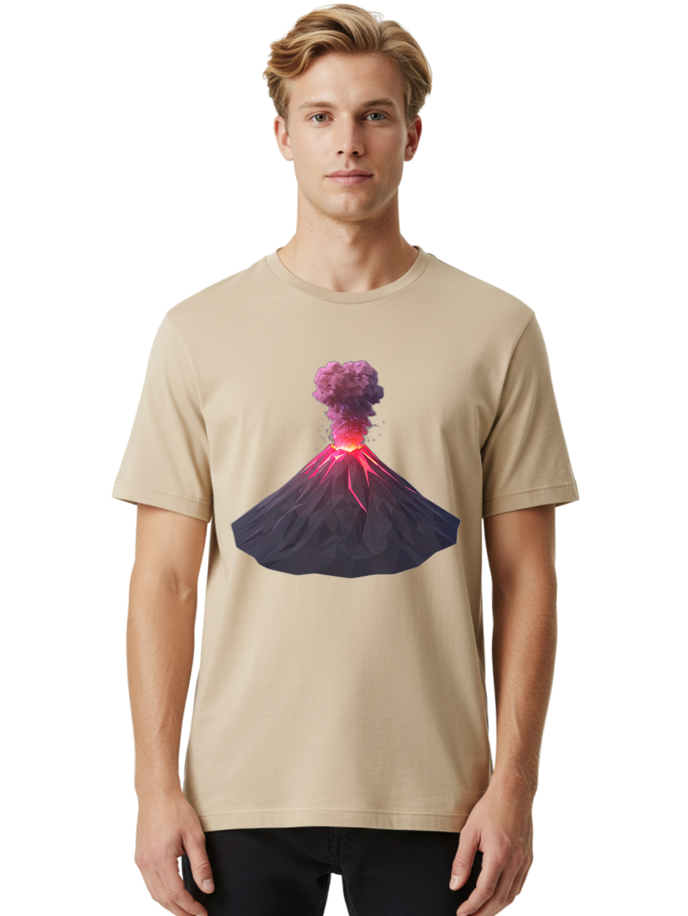 Erupting-Volcano-9 Men'S Graphic Tee, 100% Cotton, Comfortable Casual Summer Wear, Machine Washable, Vintage Camera, Old Camera, Antique Camera, Black Camera, Classic Photography, Photography Equipment, Nostalgic Device, Film Camera, Bah992