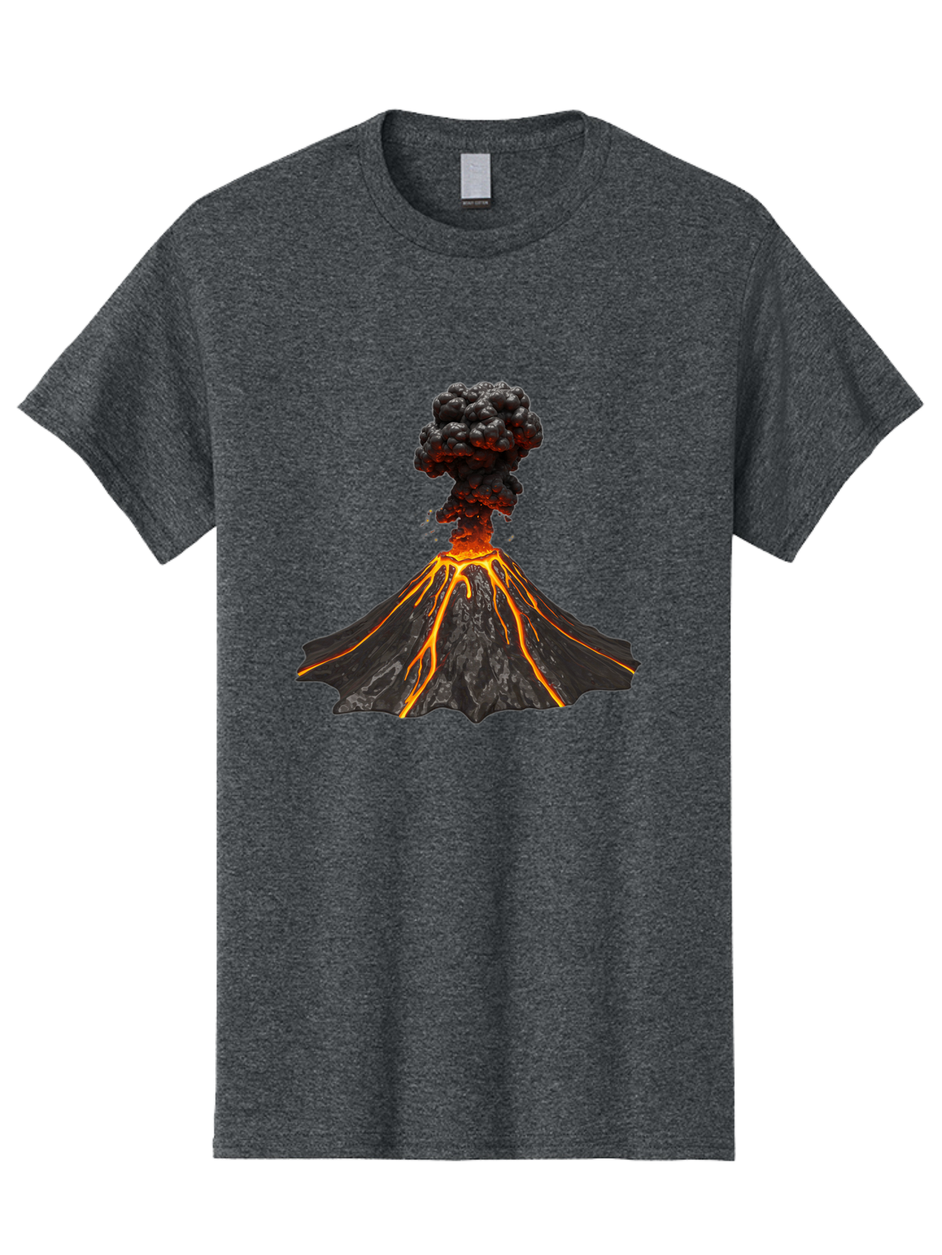 Erupting-Volcano Men'S Graphic Tee, 100% Cotton, Comfortable Casual Summer Wear, Machine Washable, Vintage Camera, Old Camera, Antique Camera, Black Camera, Classic Photography, Photography Equipment, Nostalgic Device, Film Camera, Camera Art Bah993
