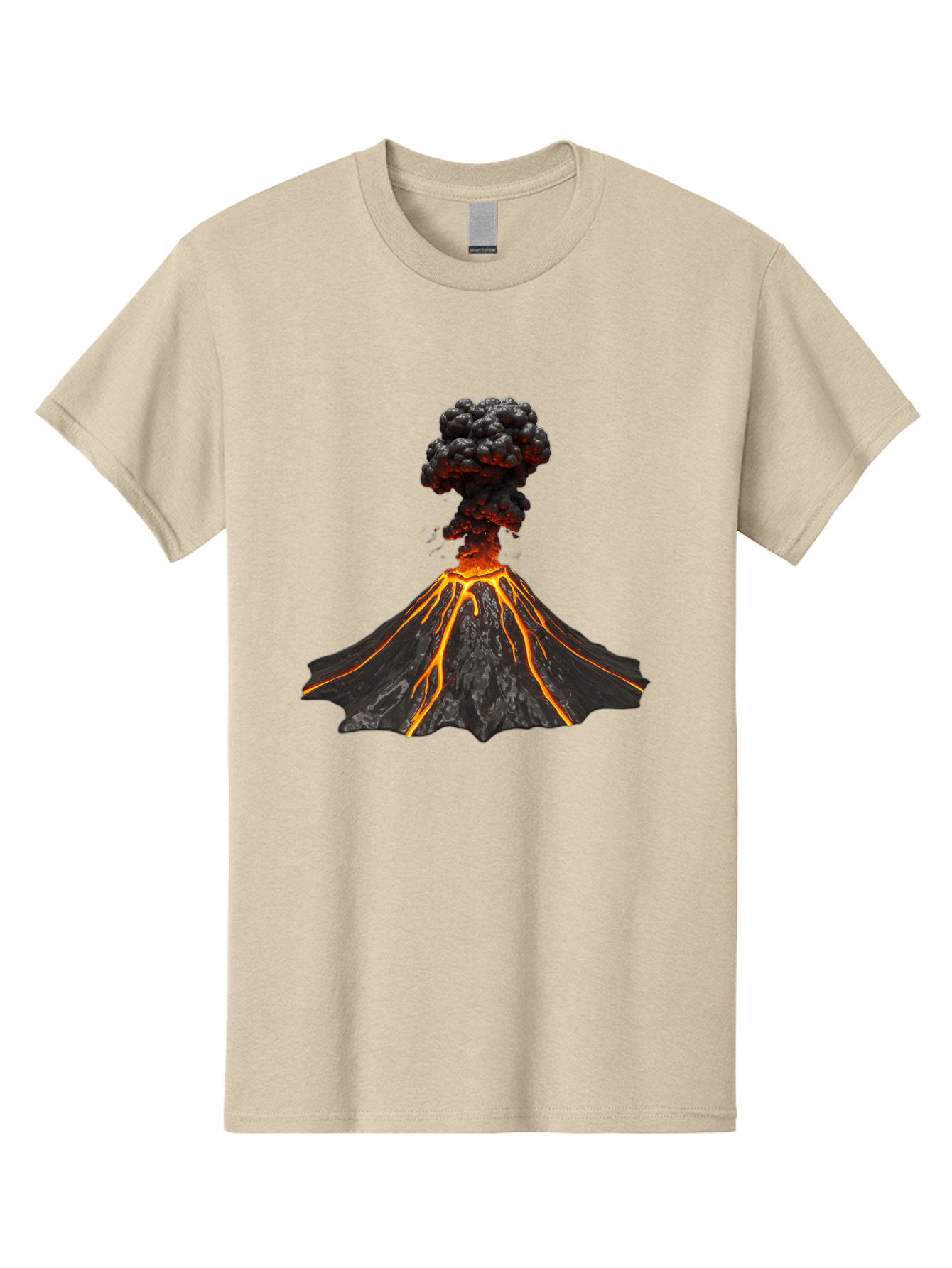 Erupting-Volcano Men'S Graphic Tee, 100% Cotton, Comfortable Casual Summer Wear, Machine Washable, Vintage Camera, Old Camera, Antique Camera, Black Camera, Classic Photography, Photography Equipment, Nostalgic Device, Film Camera, Camera Art Bah993