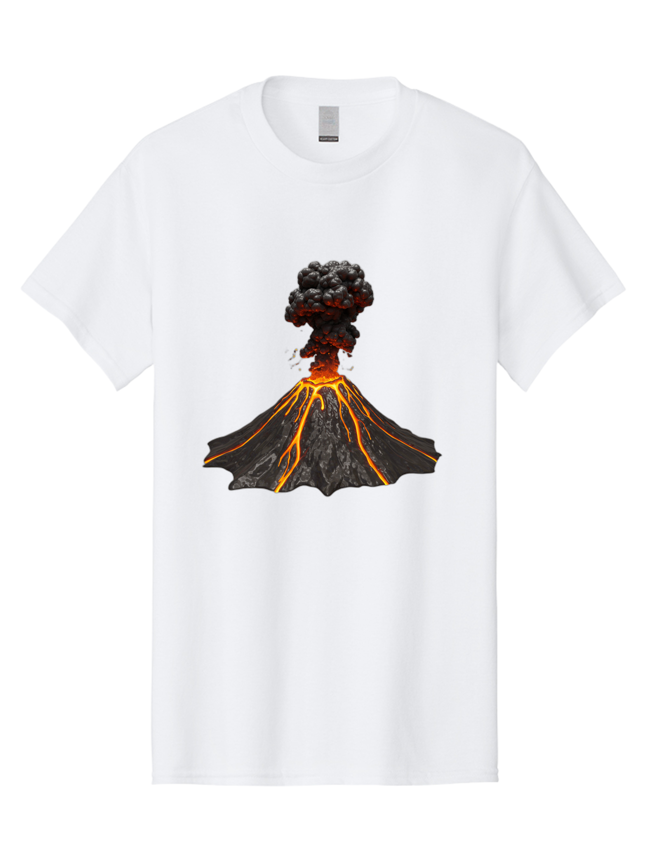 Erupting-Volcano Men'S Graphic Tee, 100% Cotton, Comfortable Casual Summer Wear, Machine Washable, Vintage Camera, Old Camera, Antique Camera, Black Camera, Classic Photography, Photography Equipment, Nostalgic Device, Film Camera, Camera Art Bah993