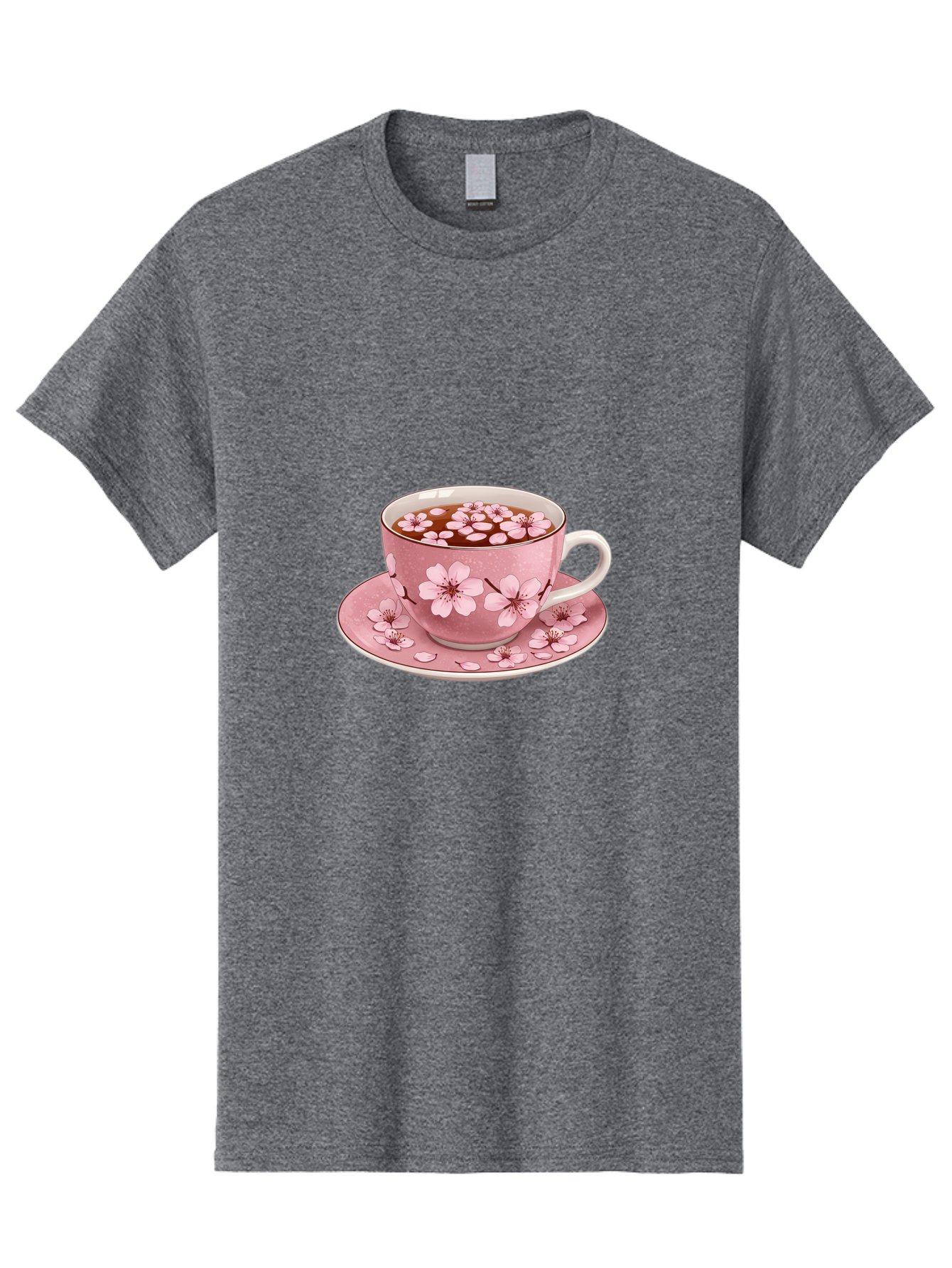 Floral-Tea-Cup-1 Men'S Graphic Tee, 100% Cotton, Comfortable Casual Summer Wear, Machine Washable, Vintage Camera, Old Camera, Antique Camera, Black Camera, Classic Photography, Photography Equipment, Nostalgic Device, Film Camera, Camera Art Bai000