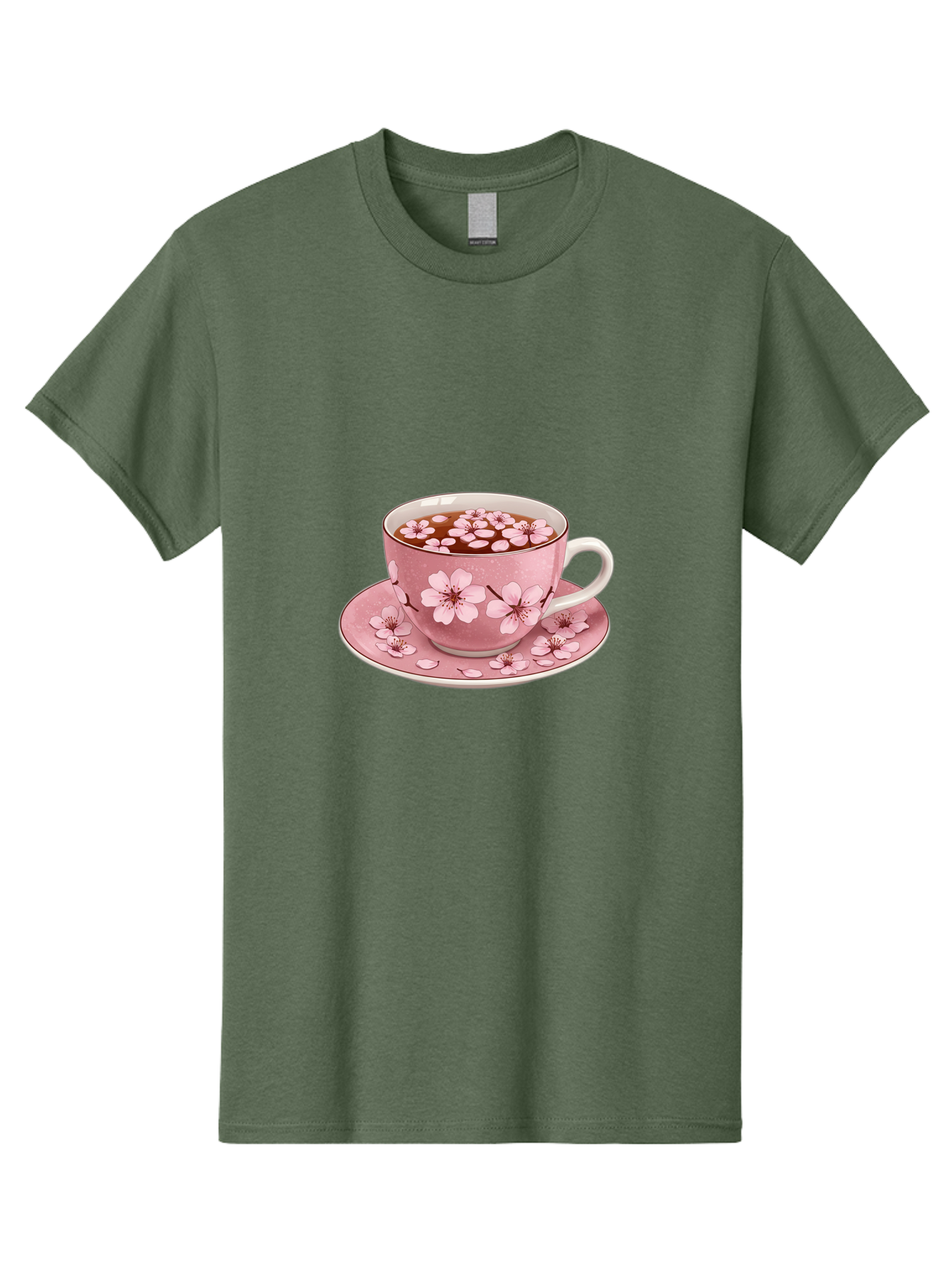 Floral-Tea-Cup-1 Men'S Graphic Tee, 100% Cotton, Comfortable Casual Summer Wear, Machine Washable, Vintage Camera, Old Camera, Antique Camera, Black Camera, Classic Photography, Photography Equipment, Nostalgic Device, Film Camera, Camera Art Bai000