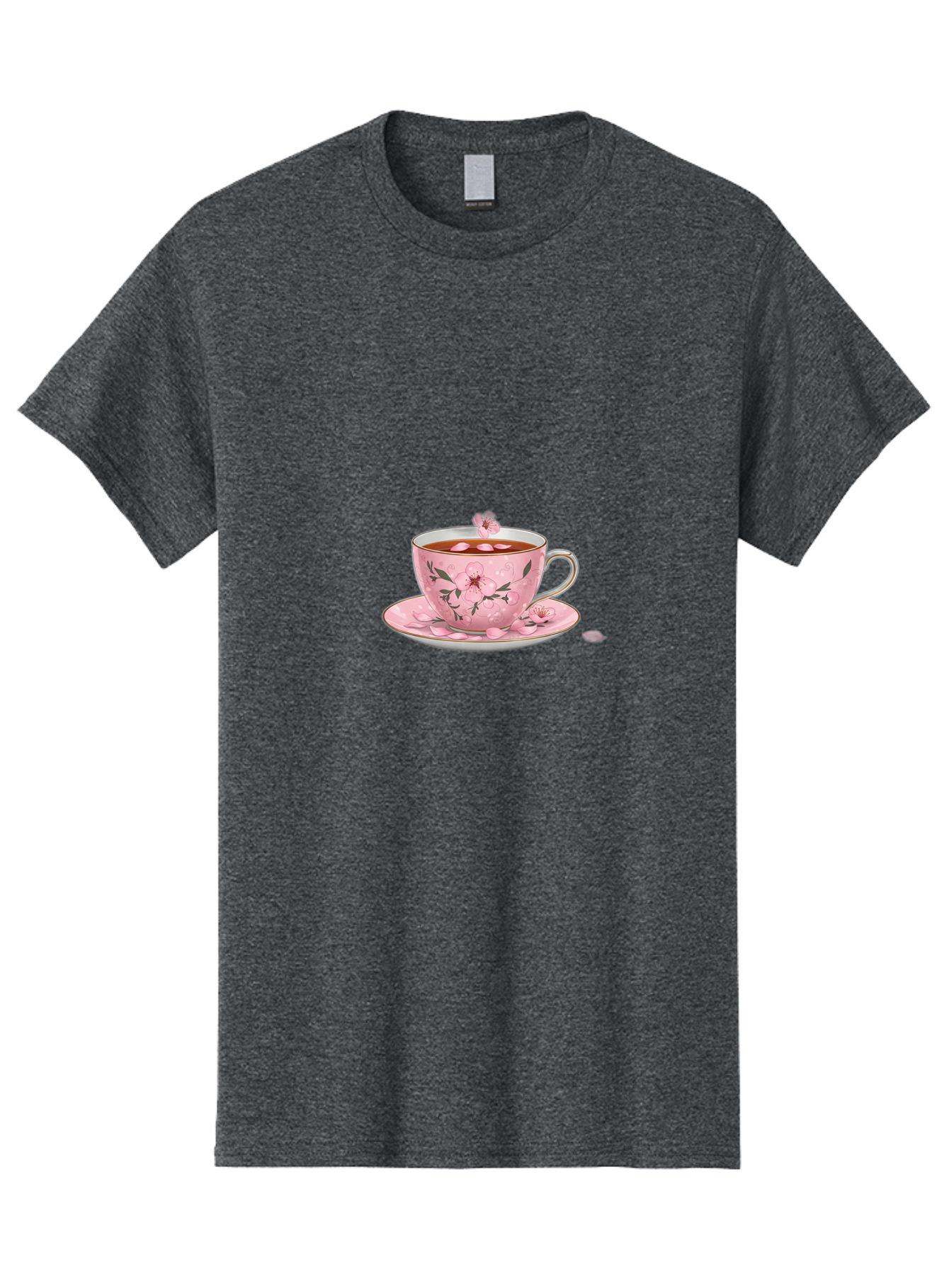 Floral-Tea-Cup Men'S Graphic Tee, 100% Cotton, Comfortable Casual Summer Wear, Machine Washable, Vintage Camera, Old Camera, Antique Camera, Black Camera, Classic Photography, Photography Equipment, Nostalgic Device, Film Camera, Camera Art Bai001