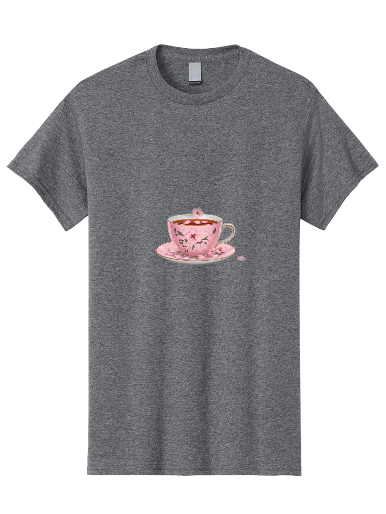 Floral-Tea-Cup Men'S Graphic Tee, 100% Cotton, Comfortable Casual Summer Wear, Machine Washable, Vintage Camera, Old Camera, Antique Camera, Black Camera, Classic Photography, Photography Equipment, Nostalgic Device, Film Camera, Camera Art Bai001