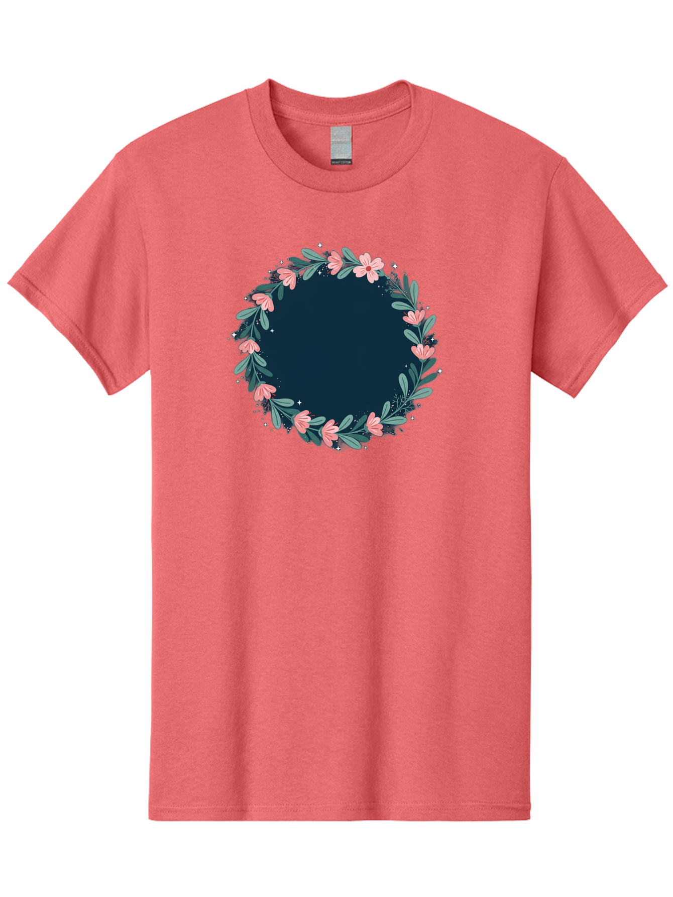 Floral-Wreath-1 Men'S Graphic Tee, 100% Cotton, Comfortable Casual Summer Wear, Machine Washable, Vintage Camera, Old Camera, Antique Camera, Black Camera, Classic Photography, Photography Equipment, Nostalgic Device, Film Camera, Camera Art Bai002