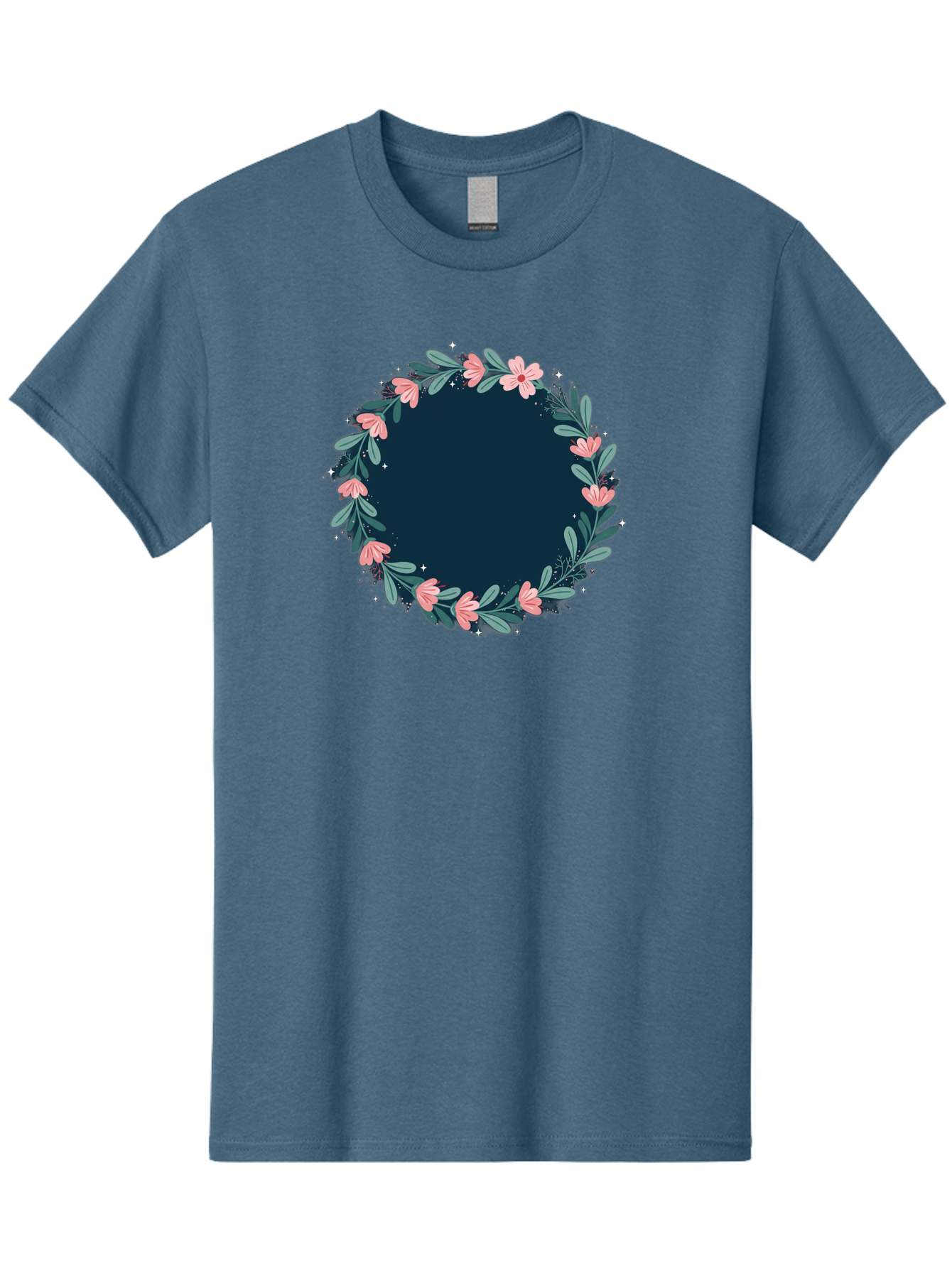 Floral-Wreath-1 Men'S Graphic Tee, 100% Cotton, Comfortable Casual Summer Wear, Machine Washable, Vintage Camera, Old Camera, Antique Camera, Black Camera, Classic Photography, Photography Equipment, Nostalgic Device, Film Camera, Camera Art Bai002