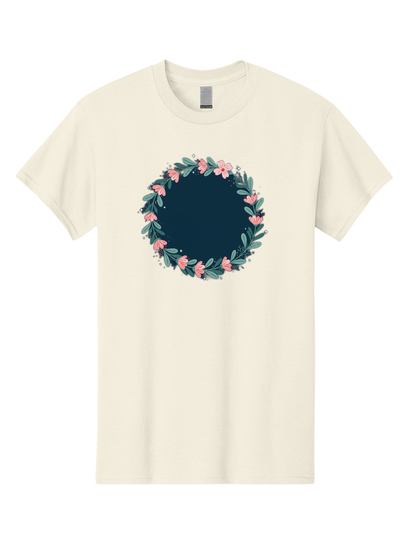 Floral-Wreath-1 Men'S Graphic Tee, 100% Cotton, Comfortable Casual Summer Wear, Machine Washable, Vintage Camera, Old Camera, Antique Camera, Black Camera, Classic Photography, Photography Equipment, Nostalgic Device, Film Camera, Camera Art Bai002