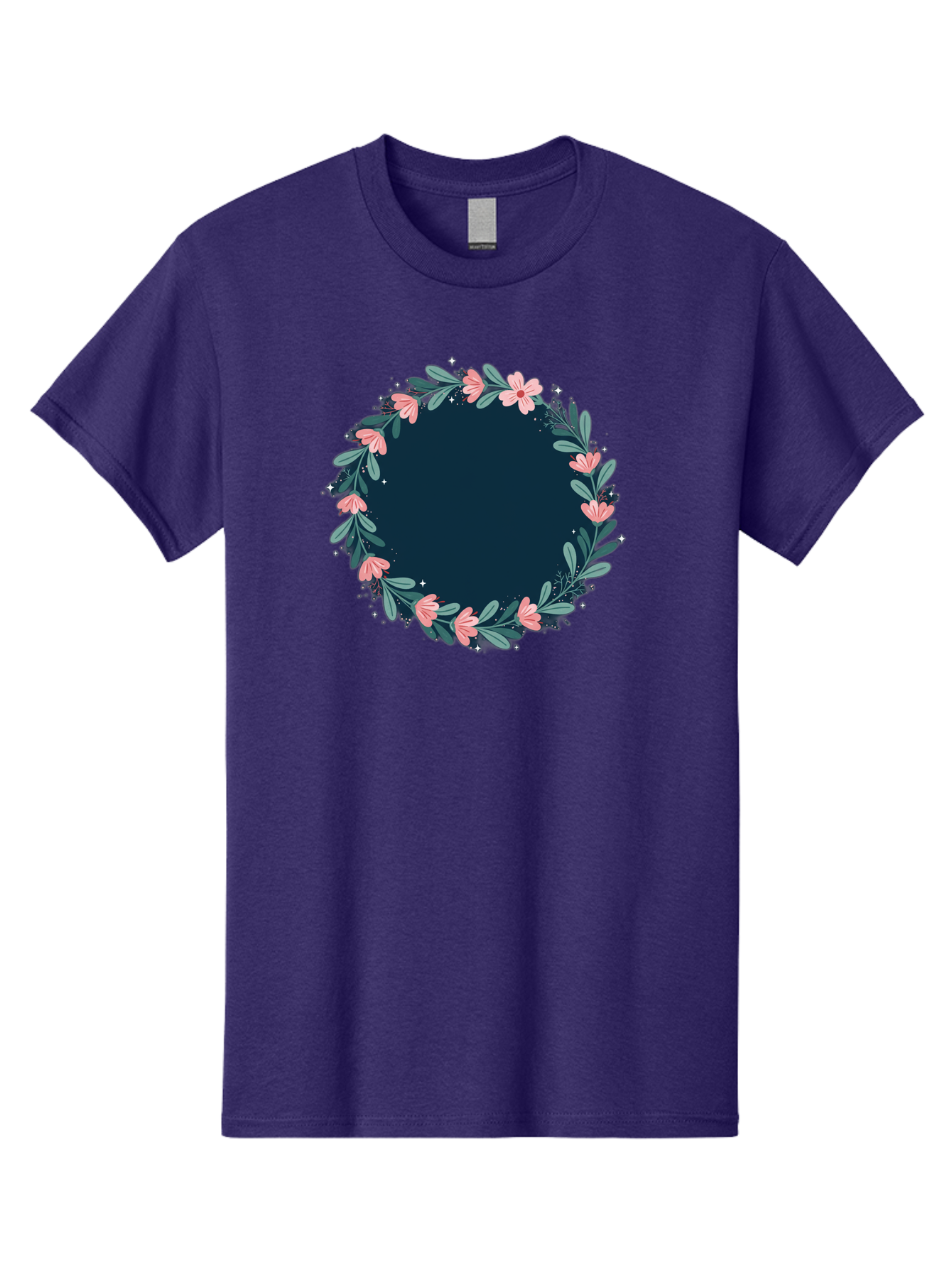 Floral-Wreath-1 Men'S Graphic Tee, 100% Cotton, Comfortable Casual Summer Wear, Machine Washable, Vintage Camera, Old Camera, Antique Camera, Black Camera, Classic Photography, Photography Equipment, Nostalgic Device, Film Camera, Camera Art Bai002