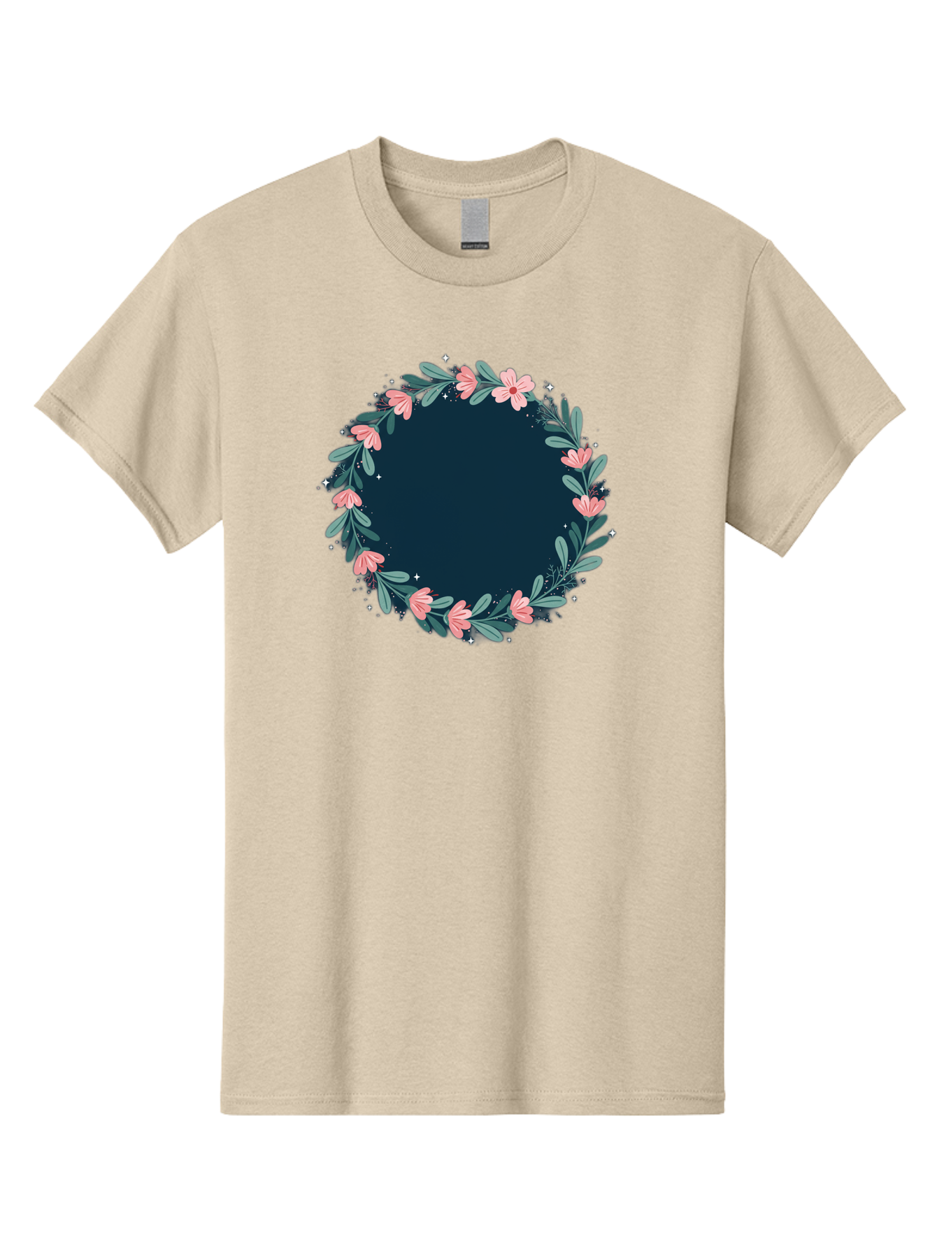 Floral-Wreath-1 Men'S Graphic Tee, 100% Cotton, Comfortable Casual Summer Wear, Machine Washable, Vintage Camera, Old Camera, Antique Camera, Black Camera, Classic Photography, Photography Equipment, Nostalgic Device, Film Camera, Camera Art Bai002