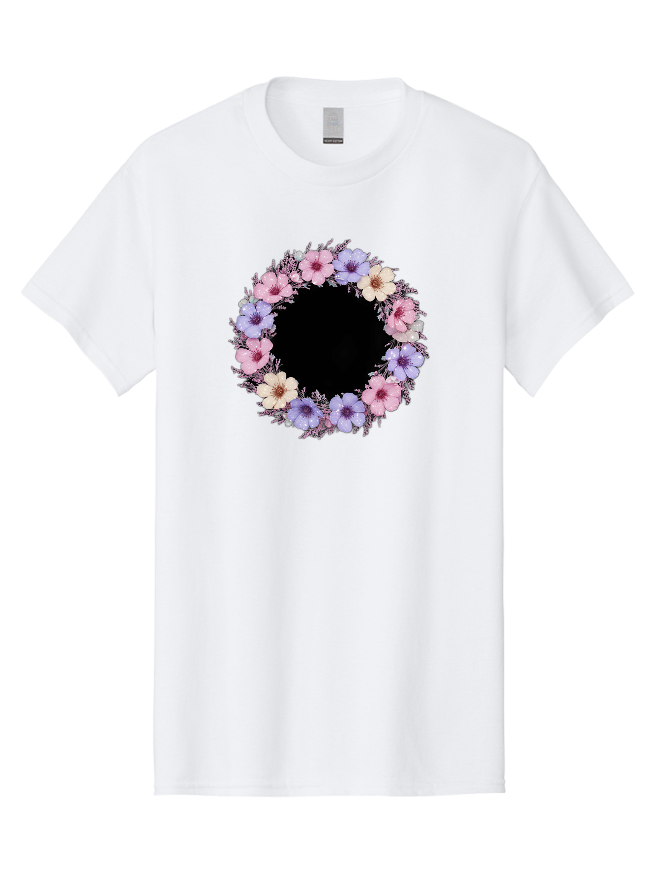 Floral-Wreath Men'S Graphic Tee, 100% Cotton, Comfortable Casual Summer Wear, Machine Washable, Vintage Camera, Old Camera, Antique Camera, Black Camera, Classic Photography, Photography Equipment, Nostalgic Device, Film Camera, Camera Art Bai005