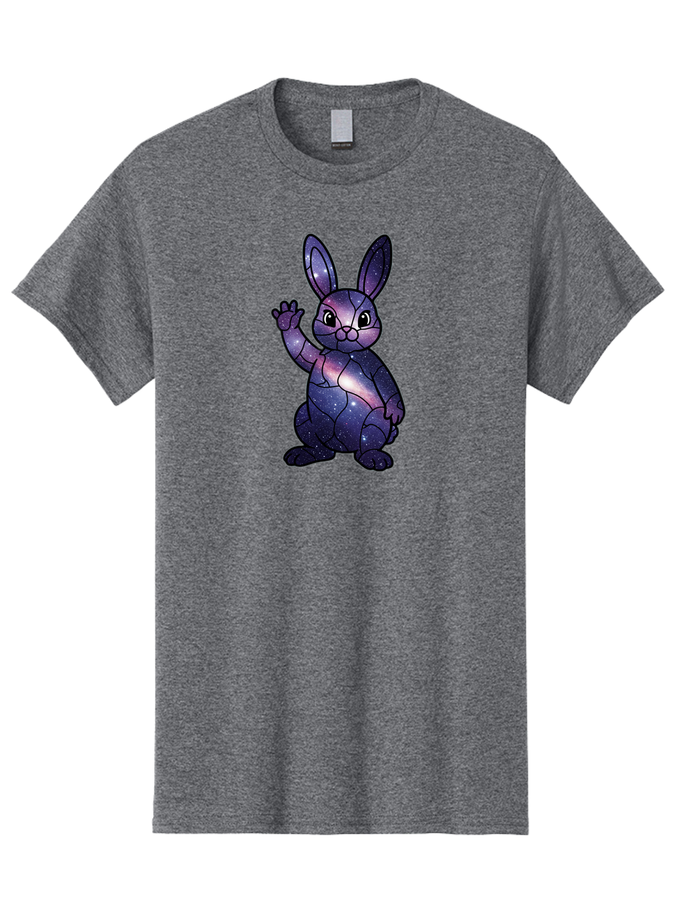 Galaxy-Bunny-1 Men'S Graphic Tee, 100% Cotton, Comfortable Casual Summer Wear, Machine Washable, Vintage Camera, Old Camera, Antique Camera, Black Camera, Classic Photography, Photography Equipment, Nostalgic Device, Film Camera, Camera Art Bai013