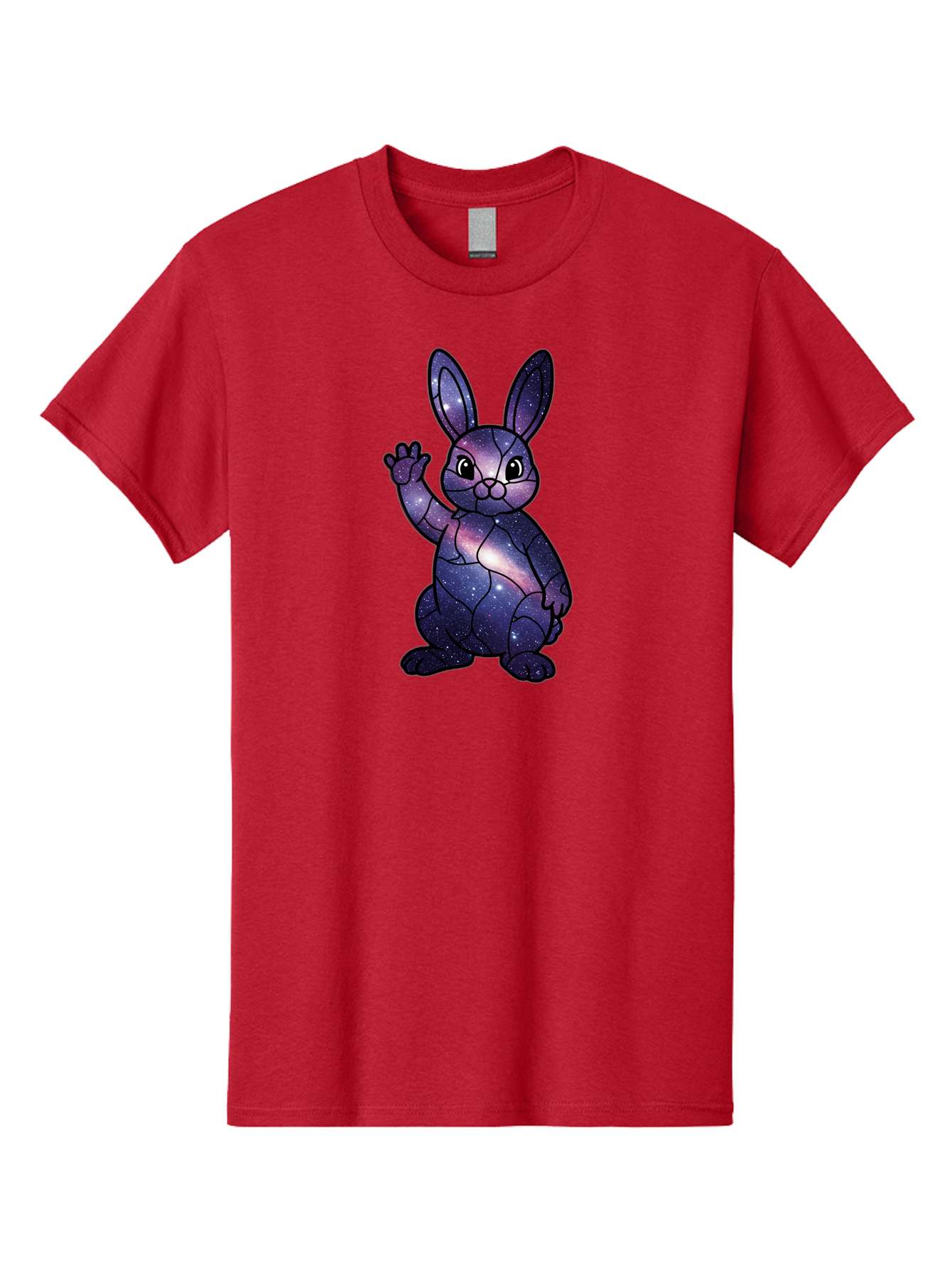 Galaxy-Bunny-1 Men'S Graphic Tee, 100% Cotton, Comfortable Casual Summer Wear, Machine Washable, Vintage Camera, Old Camera, Antique Camera, Black Camera, Classic Photography, Photography Equipment, Nostalgic Device, Film Camera, Camera Art Bai013